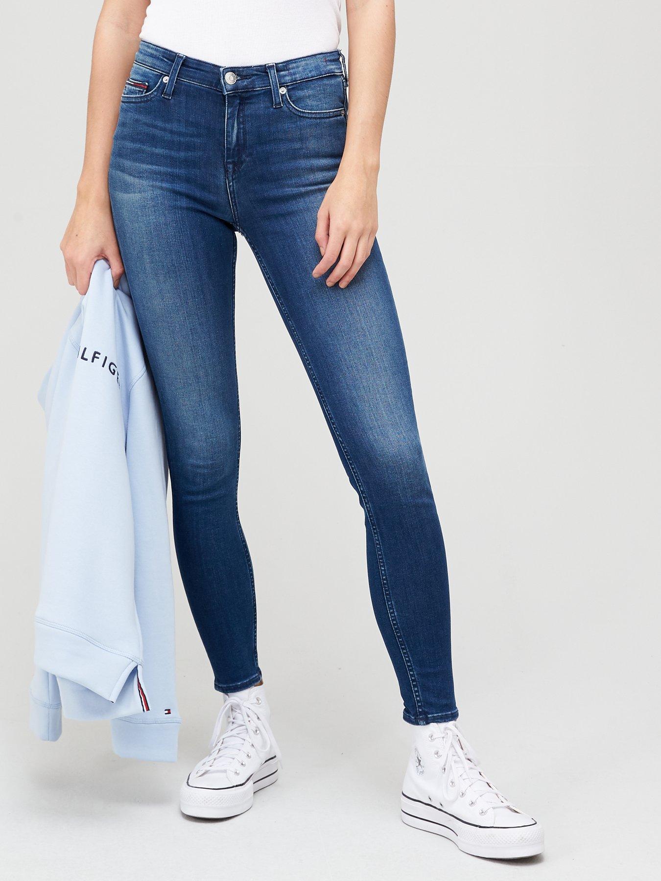 Tommy Jeans Nora Mid Rise Skinny Jean - Mid Wash