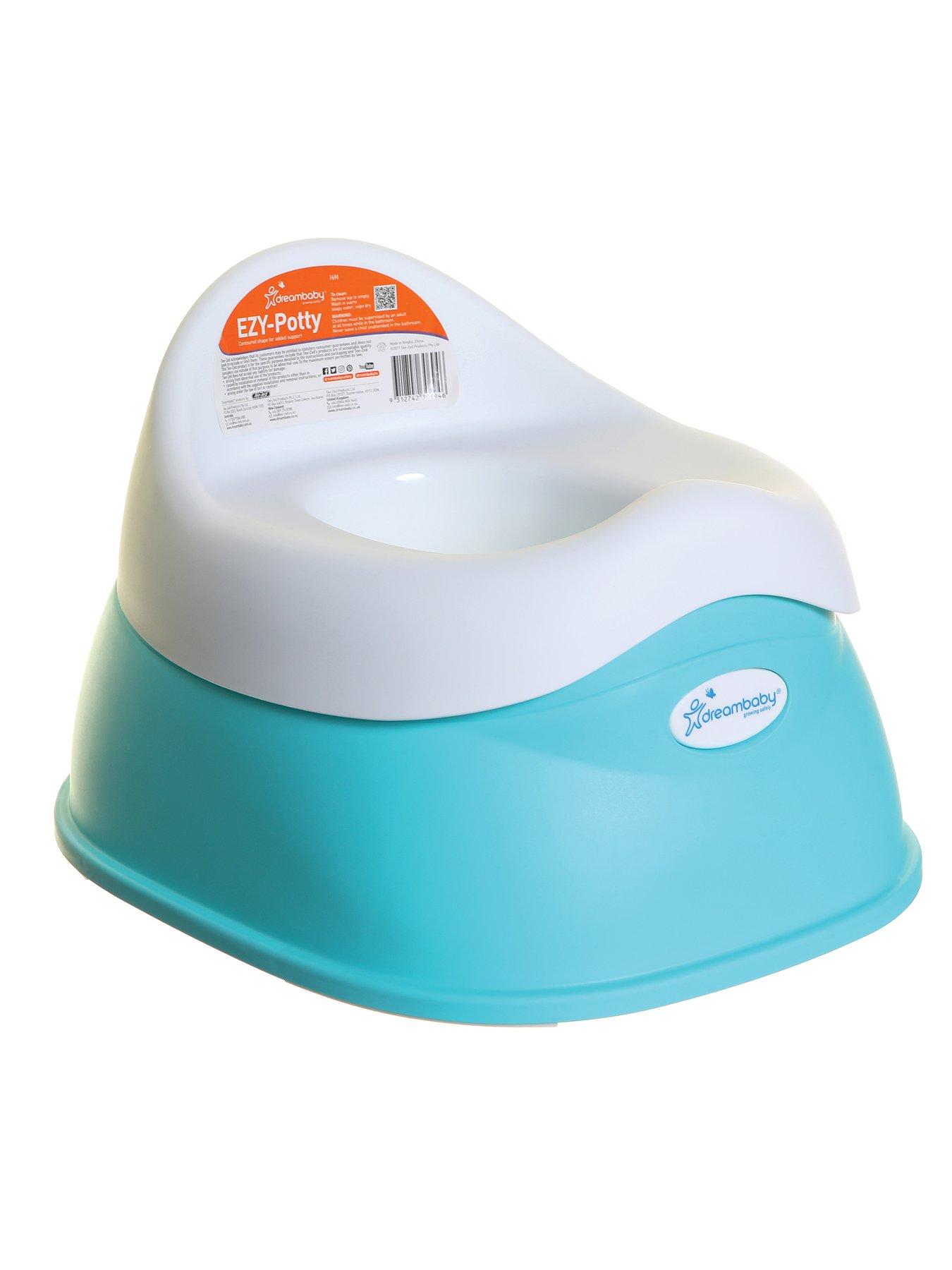 Image 2 of 4 of Dreambaby Sturdy Ezy-Potty (Floor Sit-On) - Aqua/White