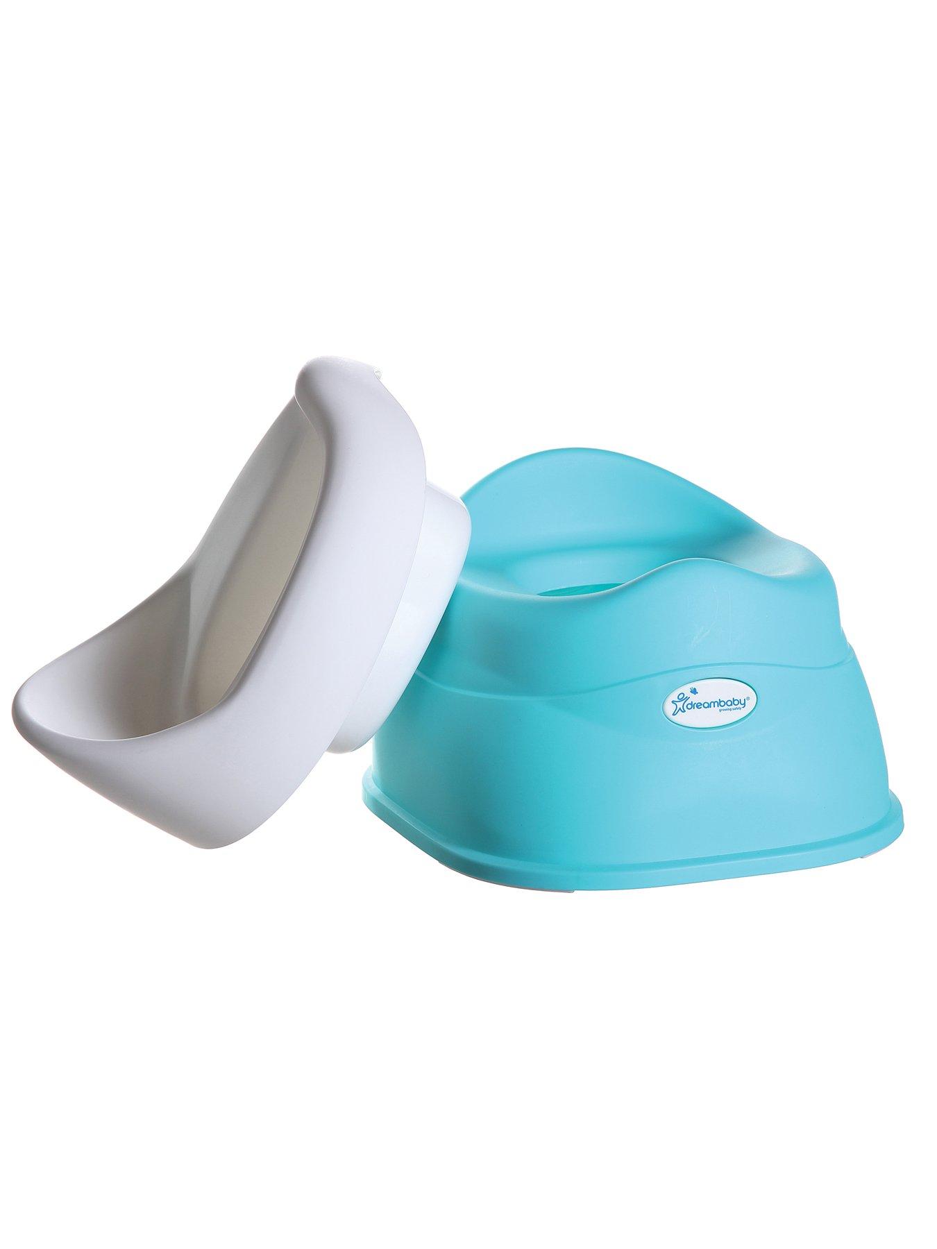 Image 4 of 4 of Dreambaby Sturdy Ezy-Potty (Floor Sit-On) - Aqua/White