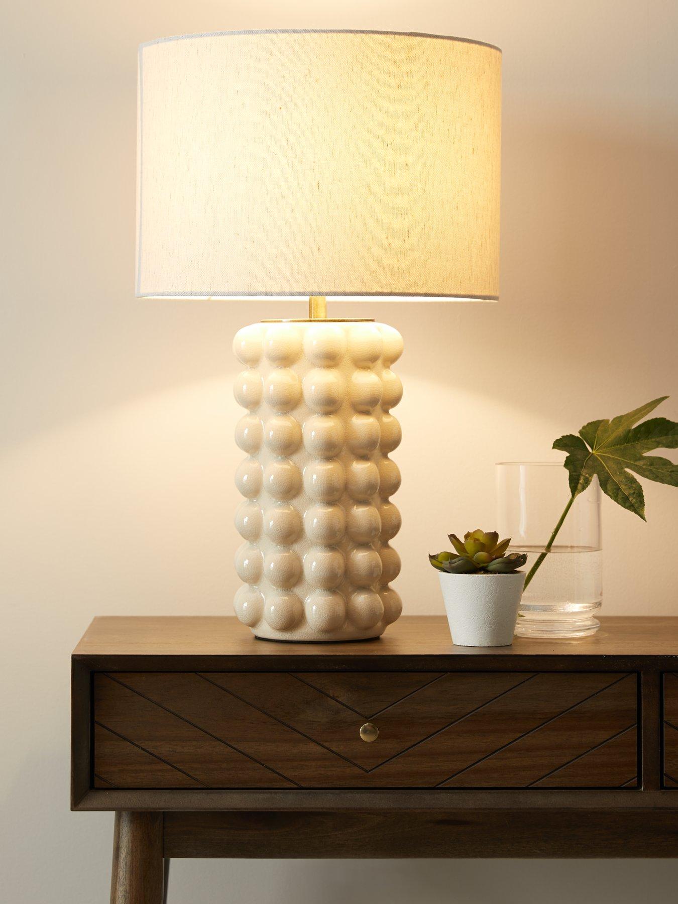 Image 1 of 4 of The Very Collection Bobble Ceramic Table Lamp