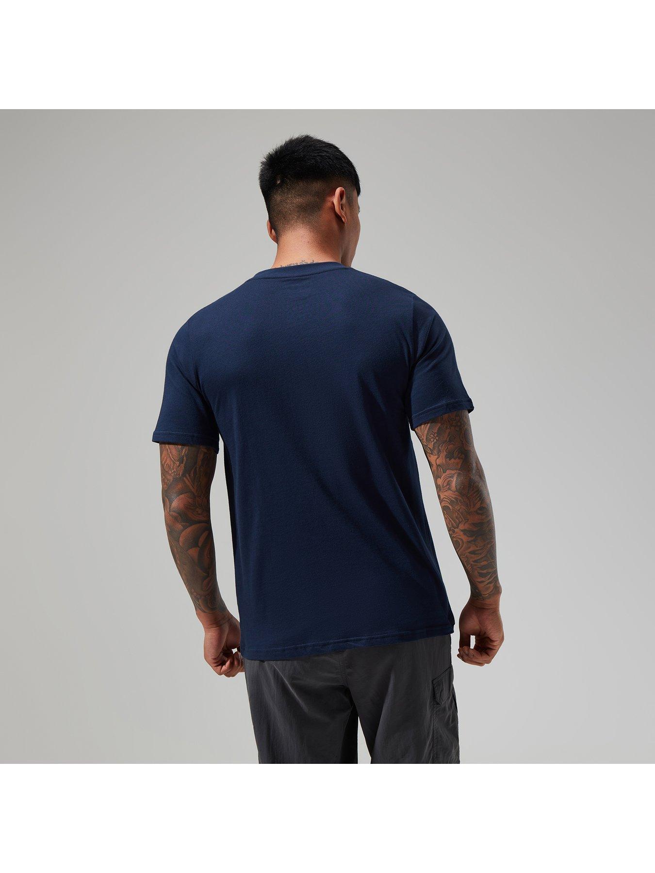 berghaus-classic-logo-t-shirt-navystillFront