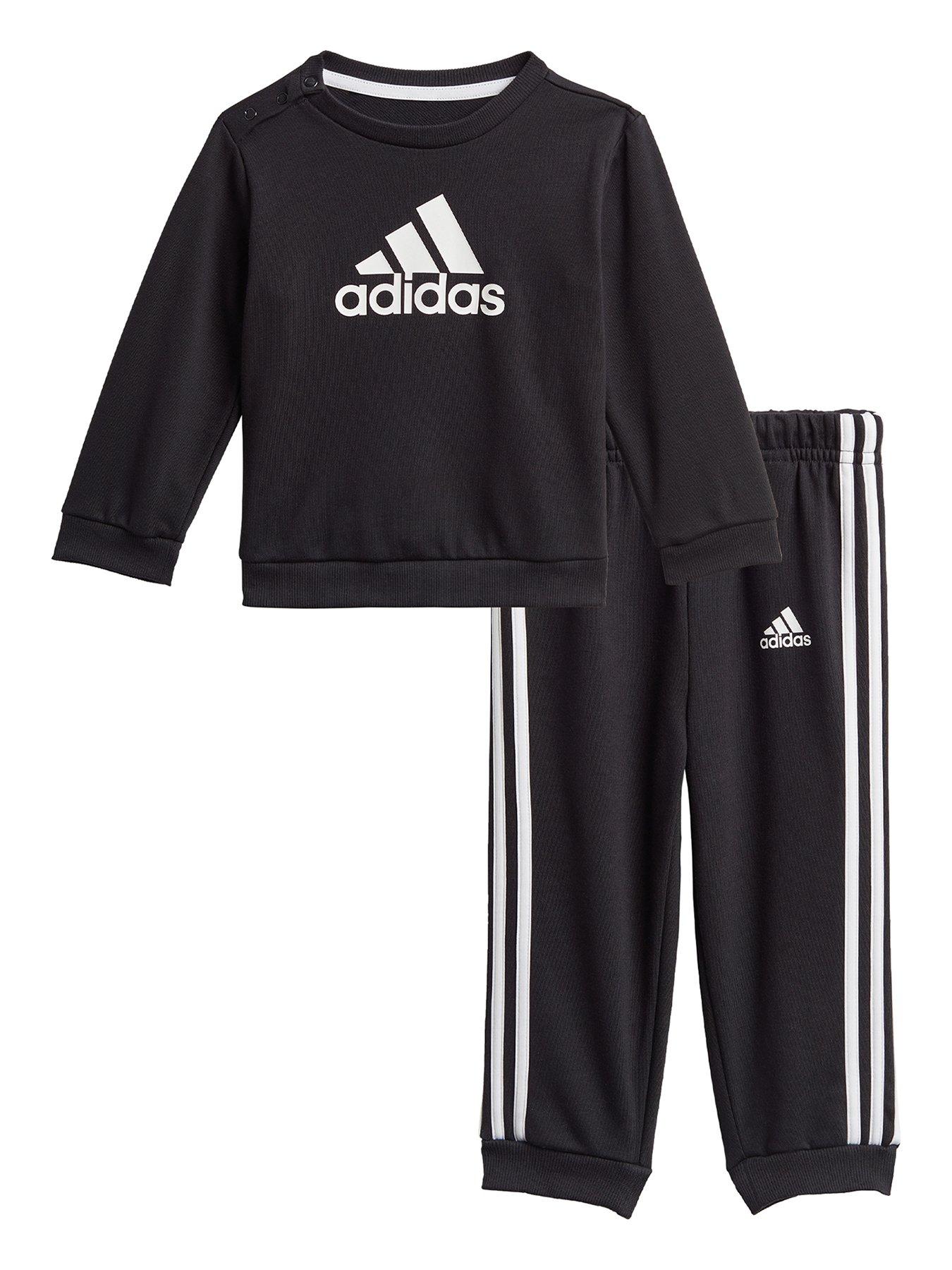 adidas-infant-essentials-crew-and-jogger-set-blackwhite