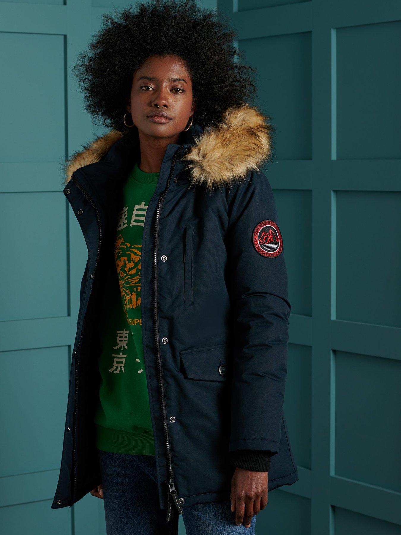 superdry ladies parka coats