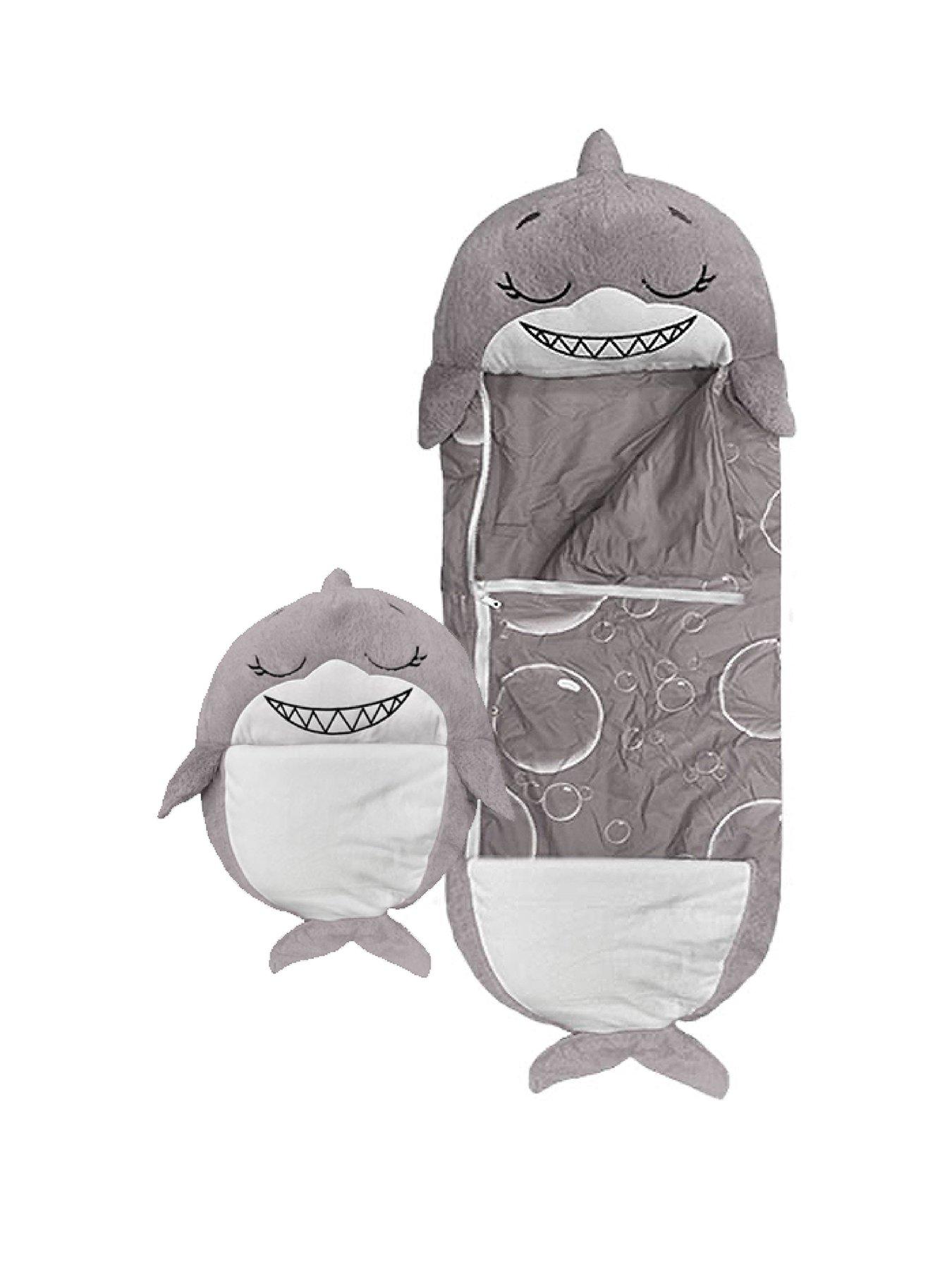 Image 1 of 6 of Happy Nappers Happy Nappers Grey Shark Sleeping Bag - Medium