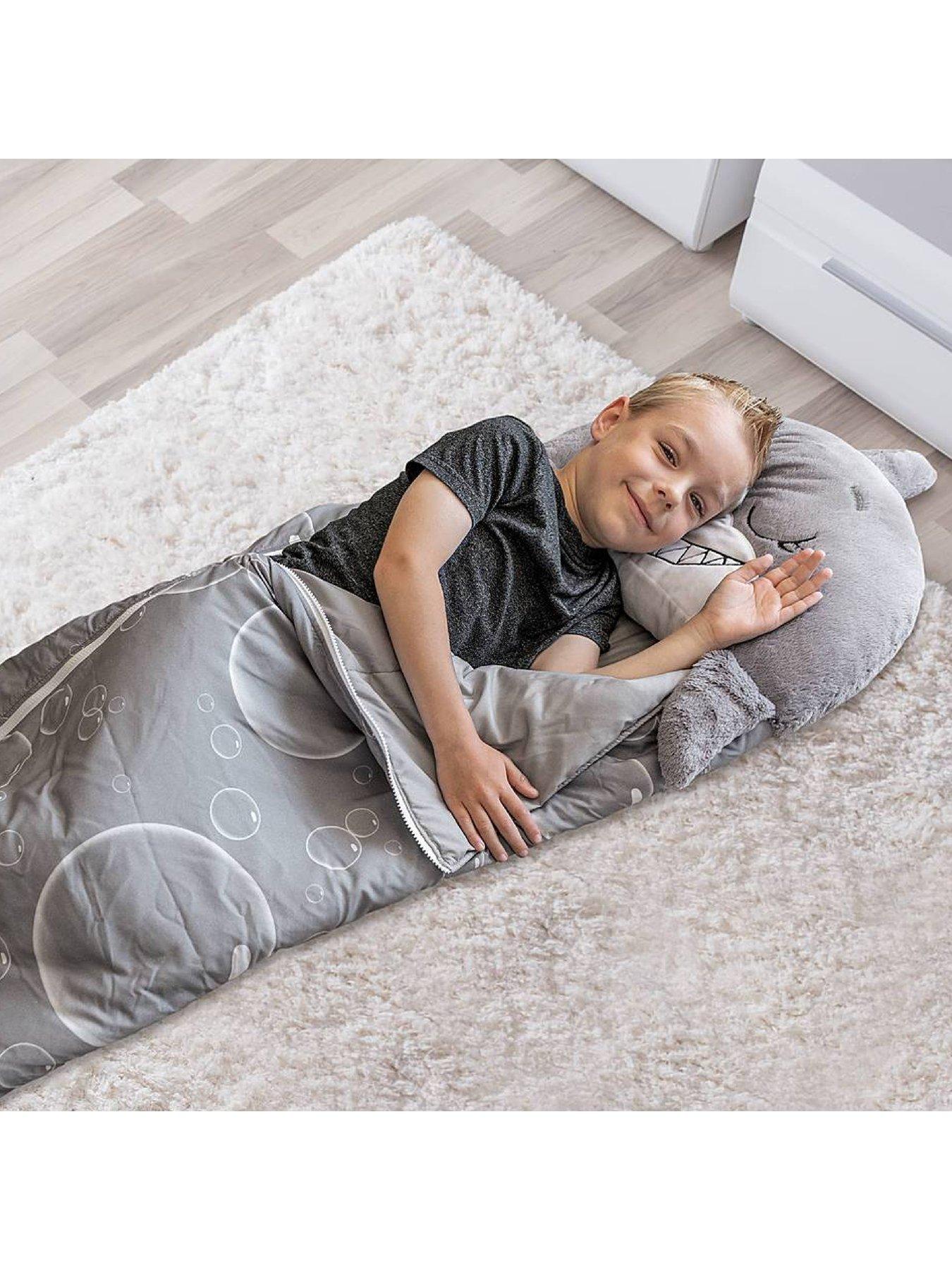 Image 6 of 6 of Happy Nappers Happy Nappers Grey Shark Sleeping Bag - Medium