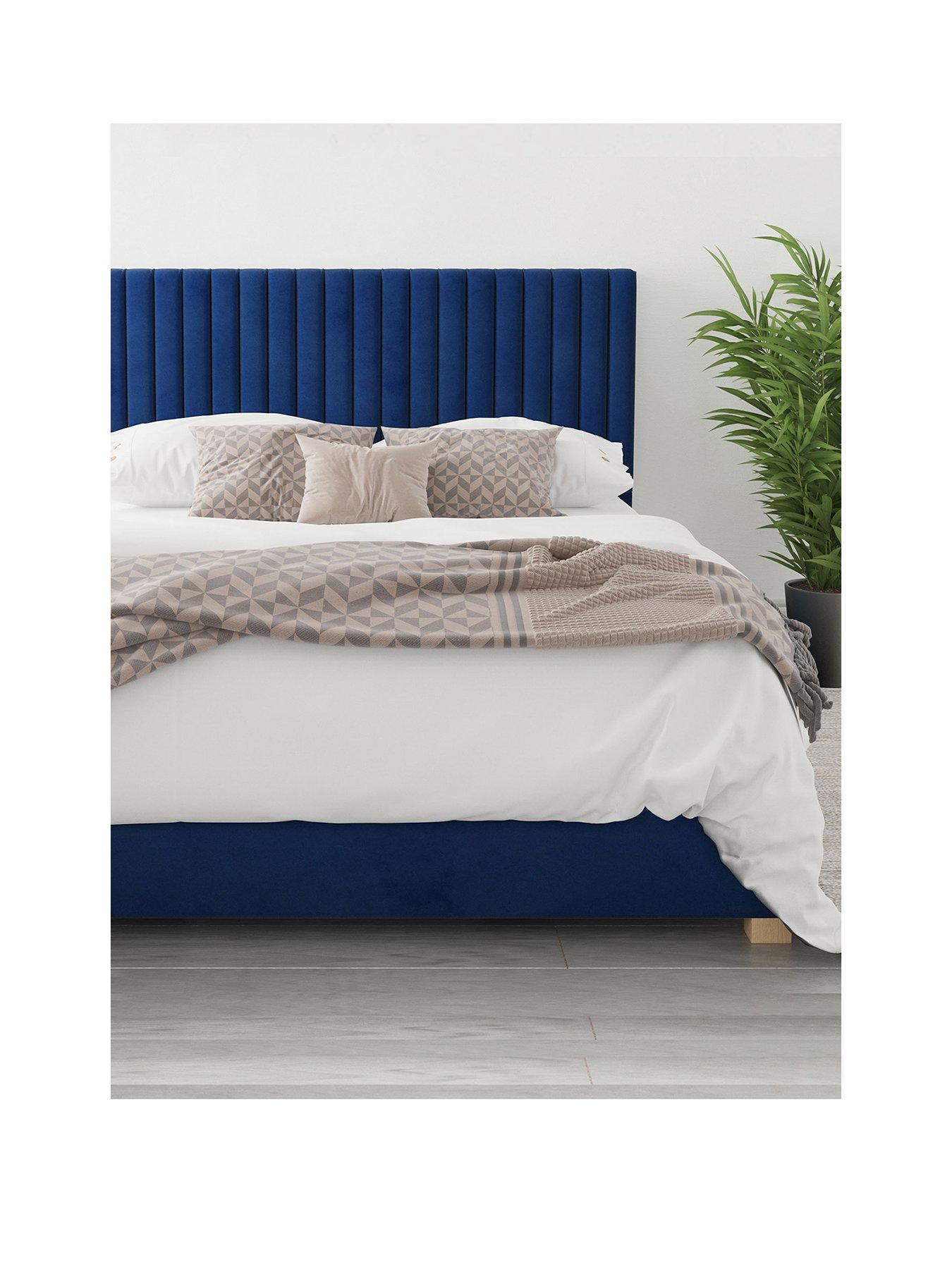 undefined Grant Ottoman Storage Bed Frame with Padded Headboard
