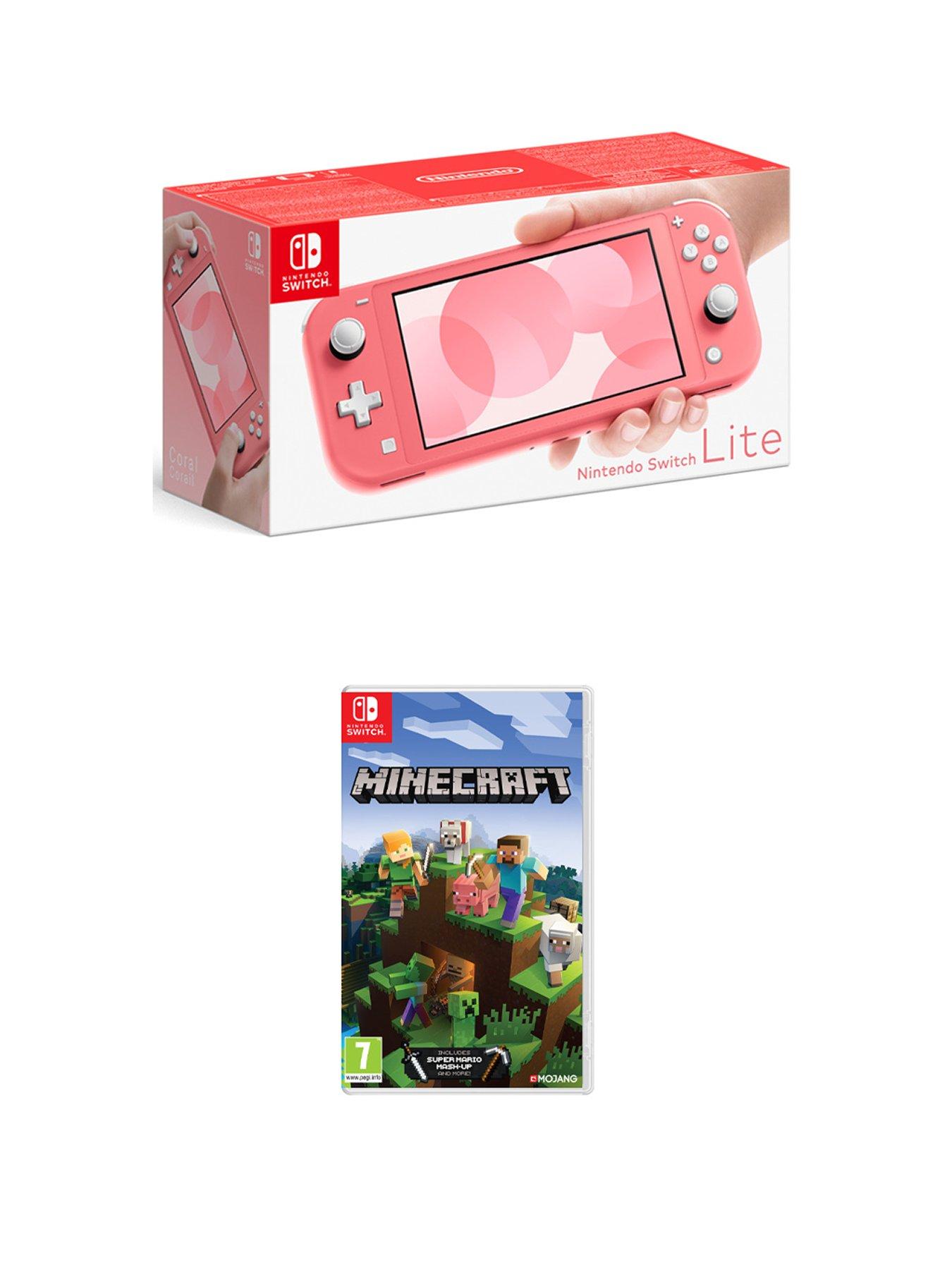 Image 1 of 5 of Nintendo Switch Lite Console with Minecraft
