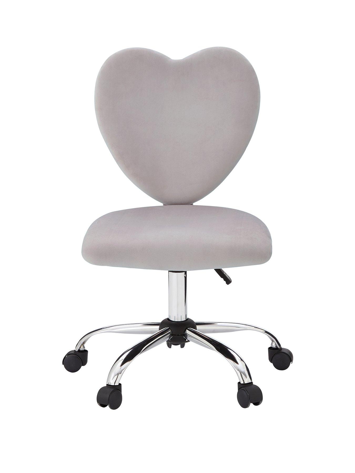 Image 2 of 6 of The Very Collection Heart&nbsp;Office Chair - Grey&nbsp;- FSC&reg; Certified