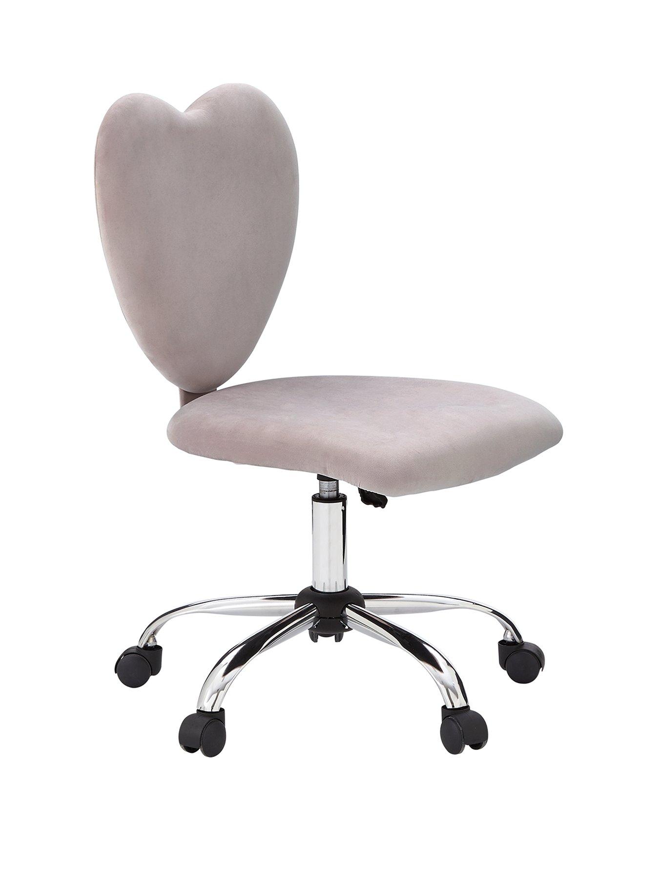Image 3 of 6 of The Very Collection Heart&nbsp;Office Chair - Grey&nbsp;- FSC&reg; Certified