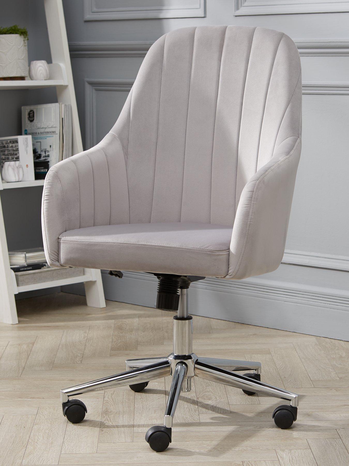 Very Home Molby Fabric Office Chair - Grey - FSC® Certified