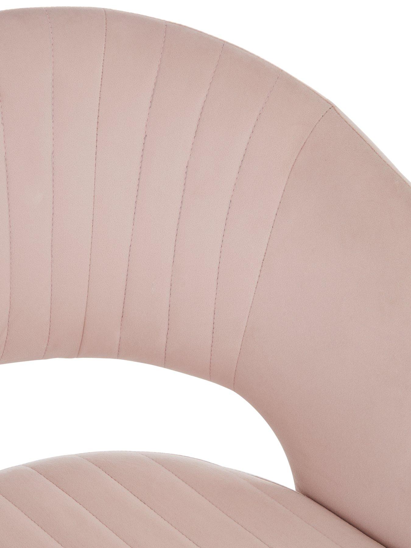 Image 3 of 4 of The Very Collection Solar Fabric Office Chair - Pink&nbsp;- FSC&reg; Certified