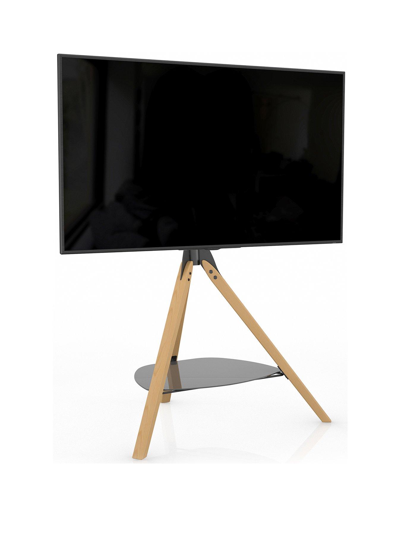 avf-hoxton-tripod-tv-stand-for-tvs-32-70-light-woodstillFront