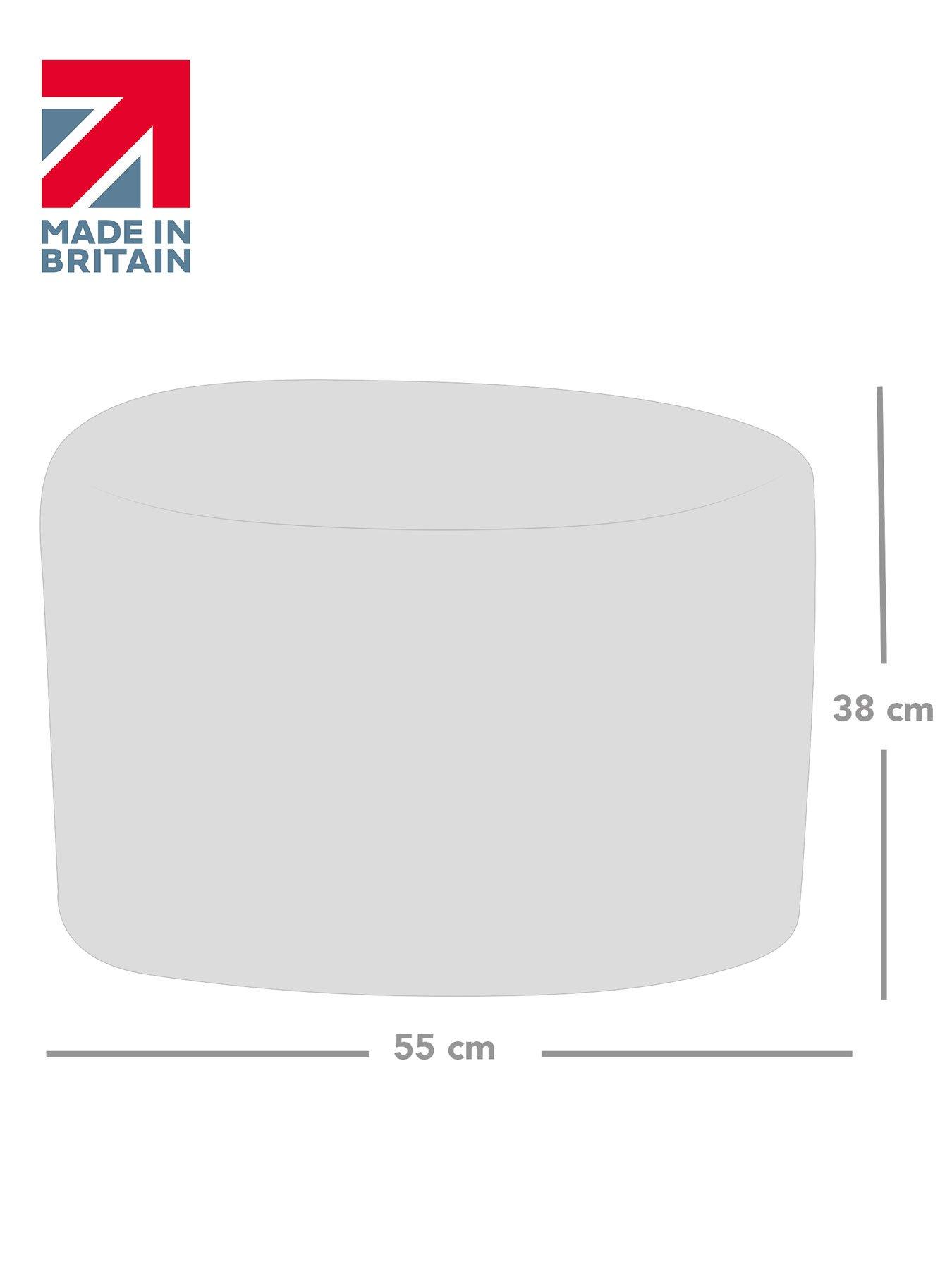 rucomfy-velvet-pouffe-beanbagdetail