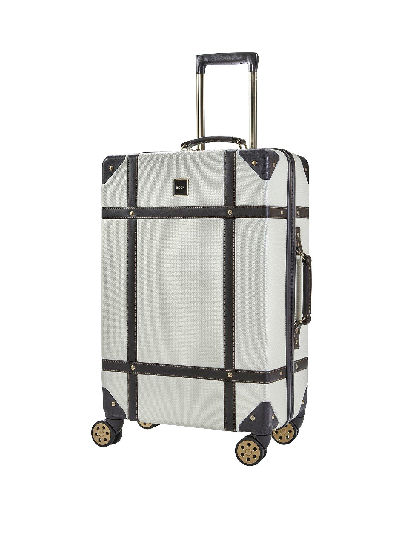 rock-luggage-vintage-medium-8-wheel-suitcase-creamfront