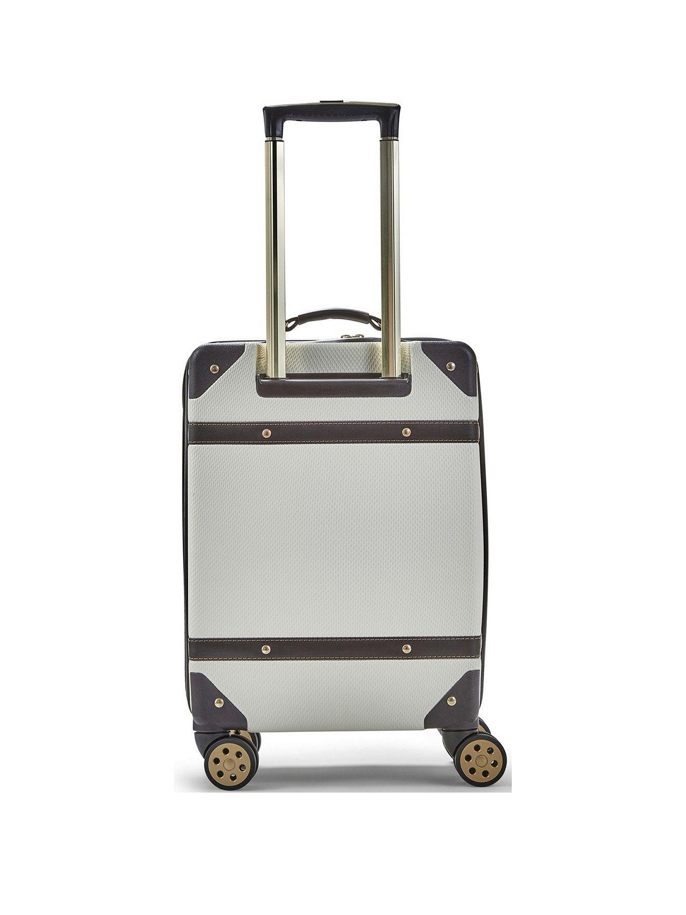 rock-luggage-vintage-carry-on-8-wheel-suitcase-creamstillFront