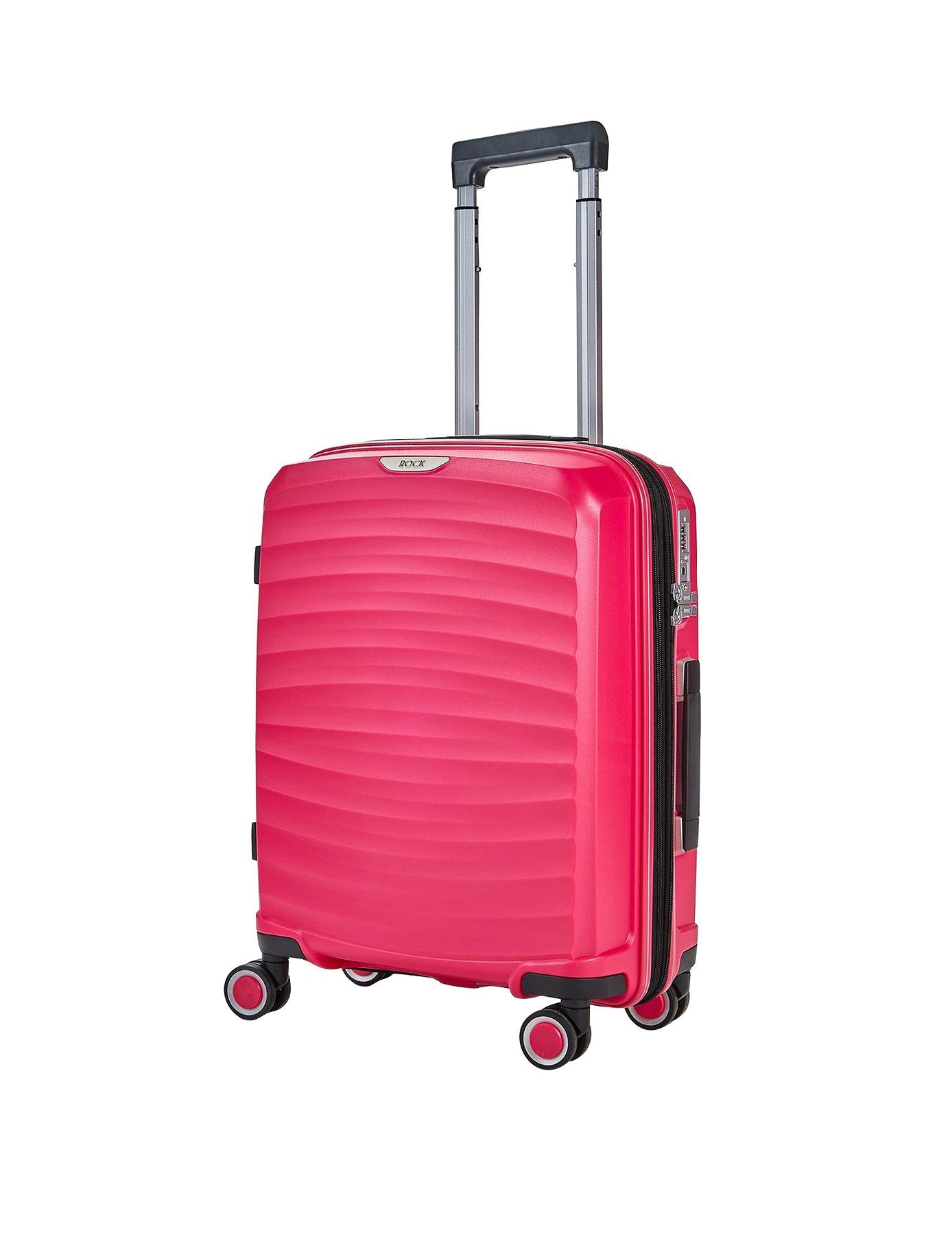 Cheap pink online luggage