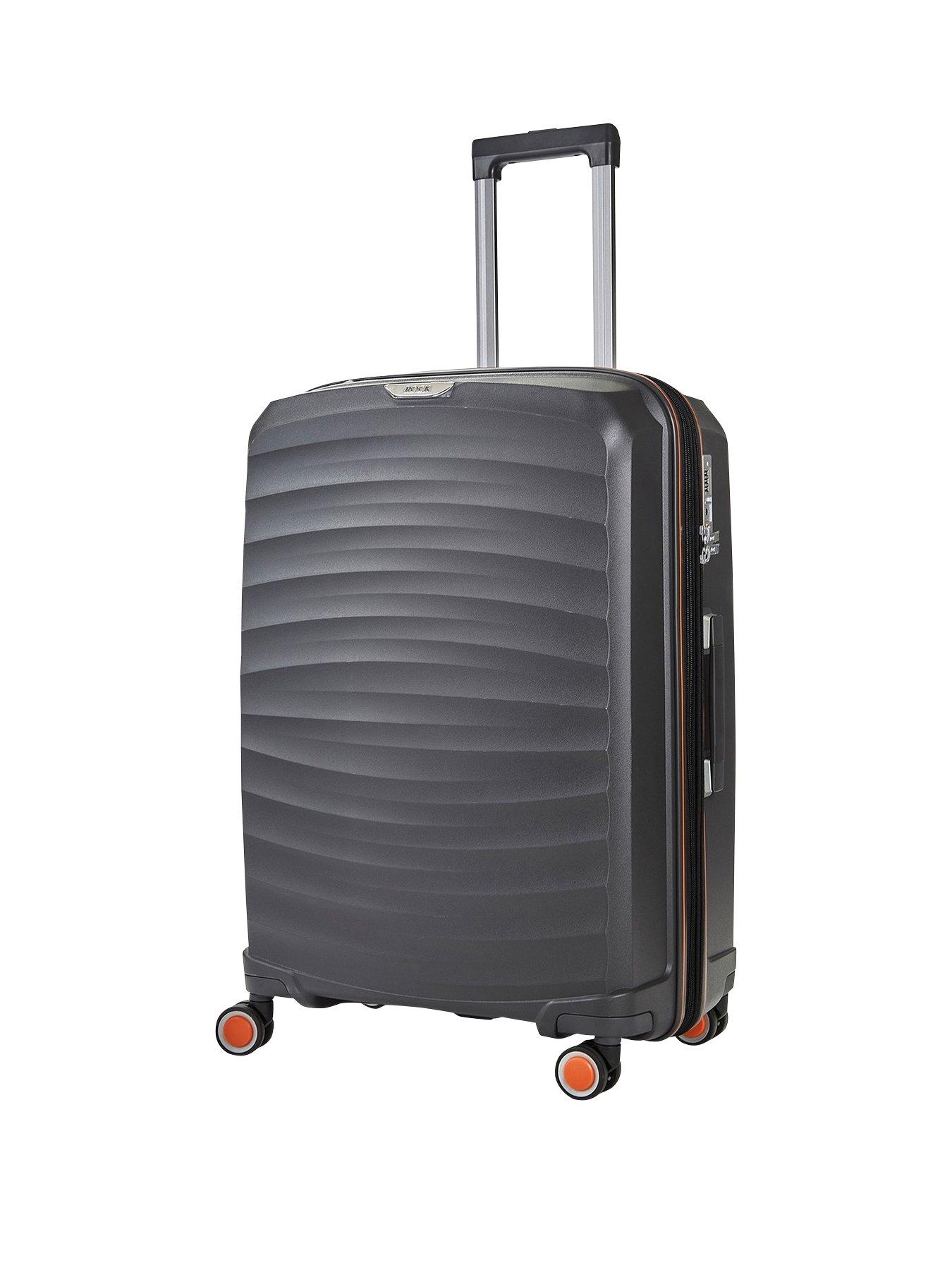 rock-luggage-sunwave-medium-8-wheel-suitcase-charcoalfront