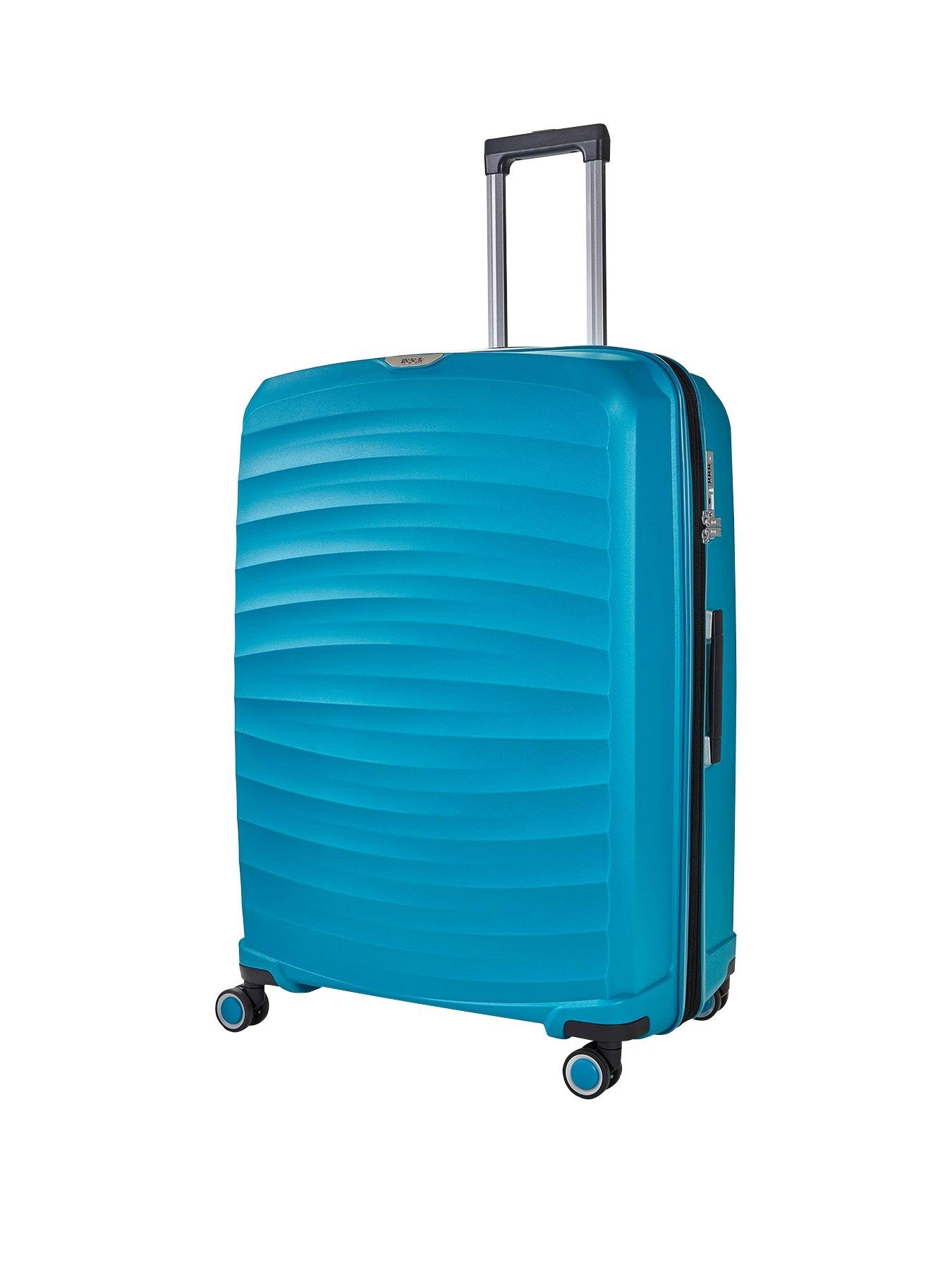 rock-luggage-sunwave-large-8-wheel-suitcase-bluefront