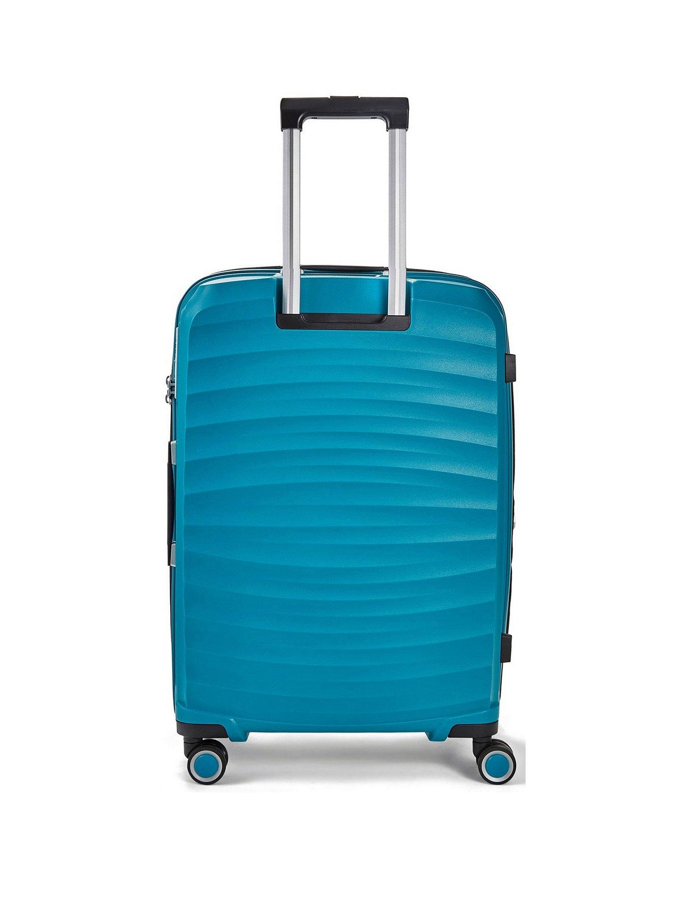 rock-luggage-sunwave-medium-8-wheel-suitcase-bluestillFront