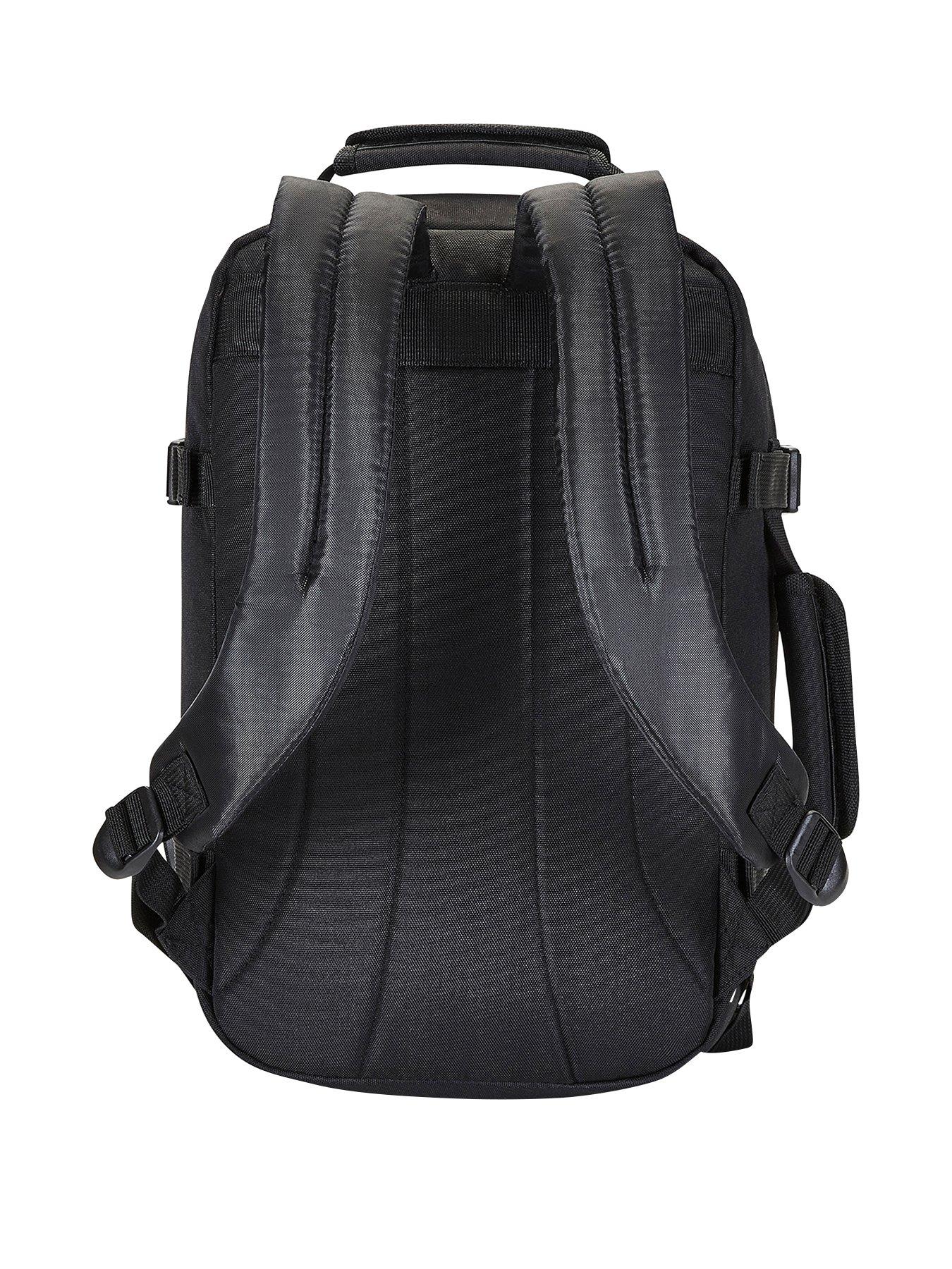 rock-luggage-medium-cabin-backpack-blackstillFront