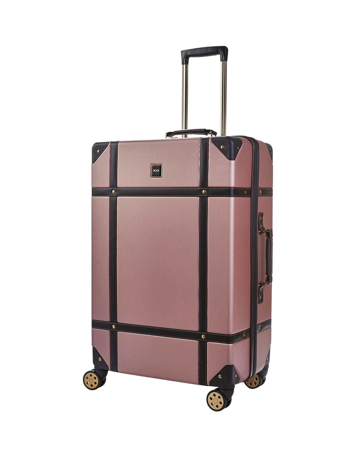 rock-luggage-vintage-large-8-wheel-suitcase-rose-pinkfront