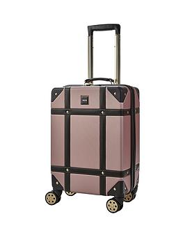 rock-luggage-vintage-carry-on-8-wheel-suitcase-rose-pink