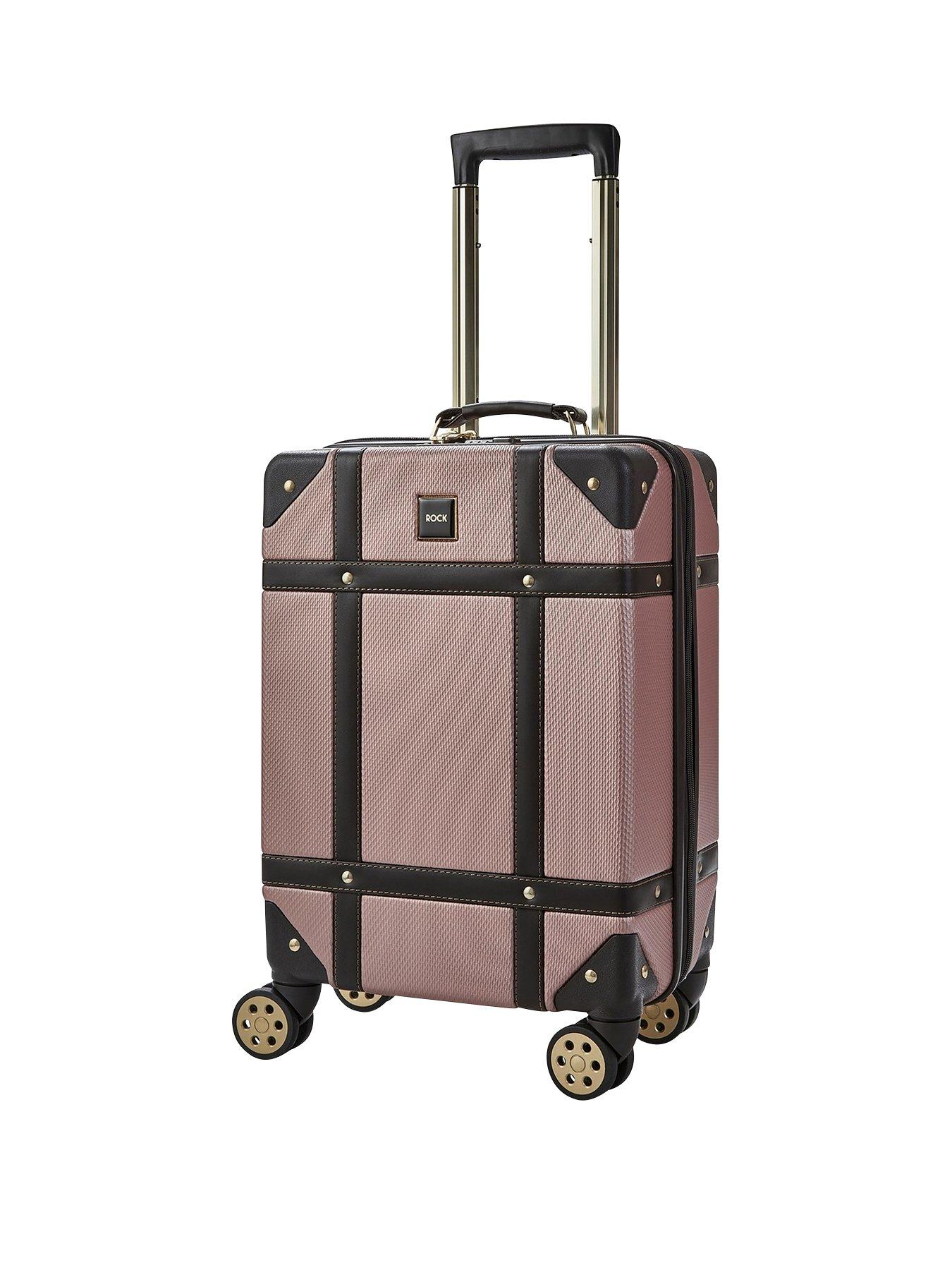 rock-luggage-vintage-carry-on-8-wheel-suitcase-rose-pinkfront