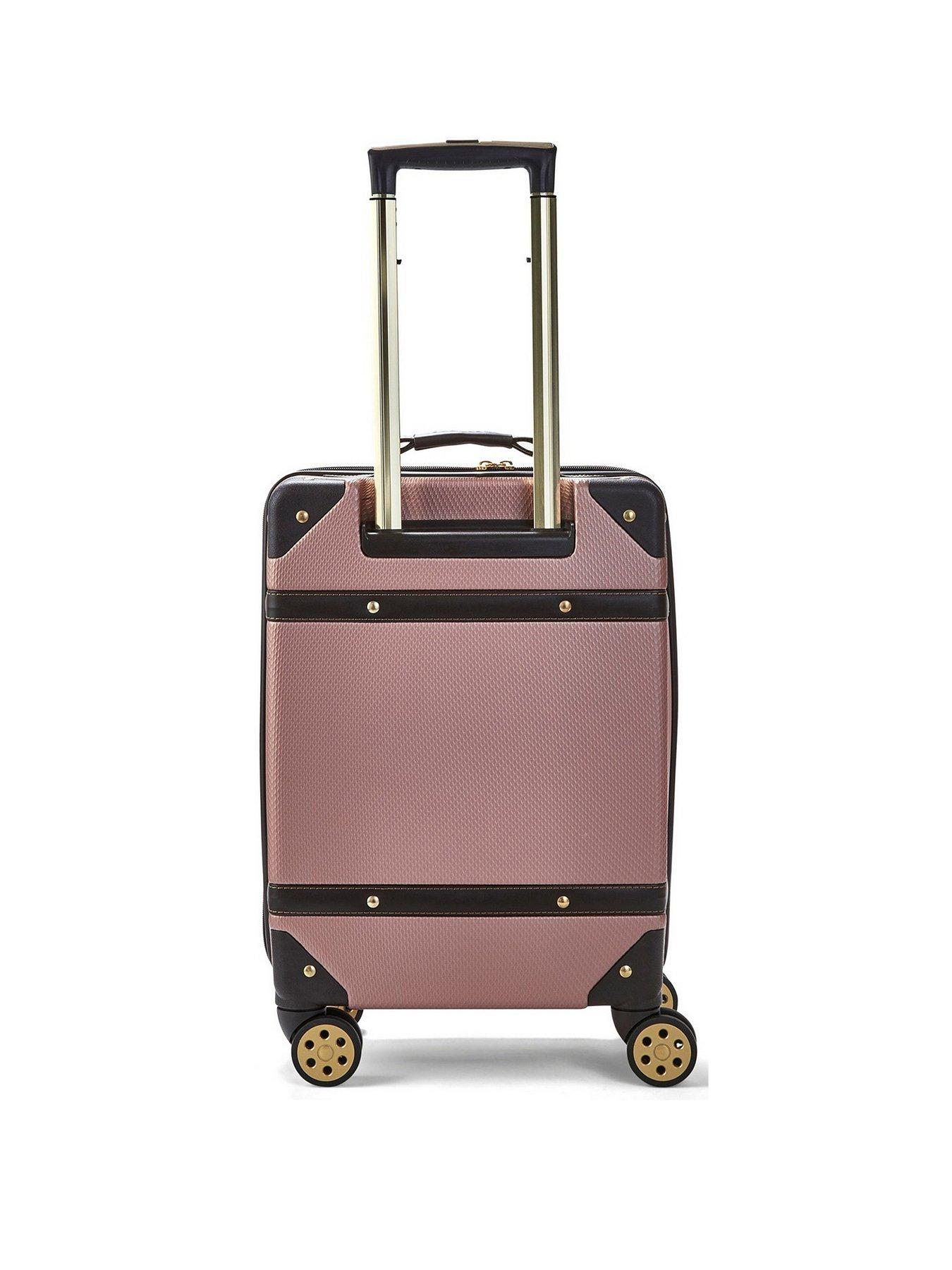 rock-luggage-vintage-carry-on-8-wheel-suitcase-rose-pinkstillFront