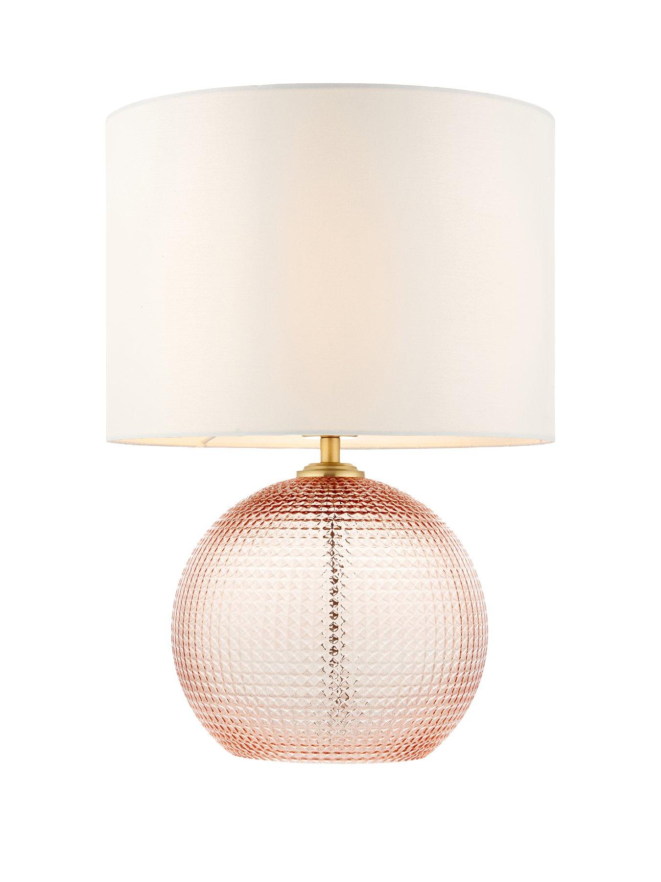 very-home-naples-textured-glass-table-lamp