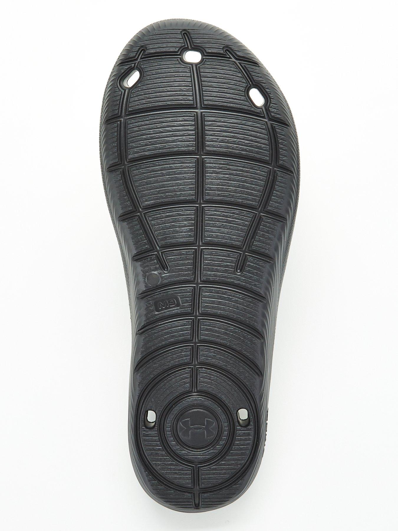 Image 5 of 6 of UNDER ARMOUR Men's Locker IV Slides - BLACK/WHITE