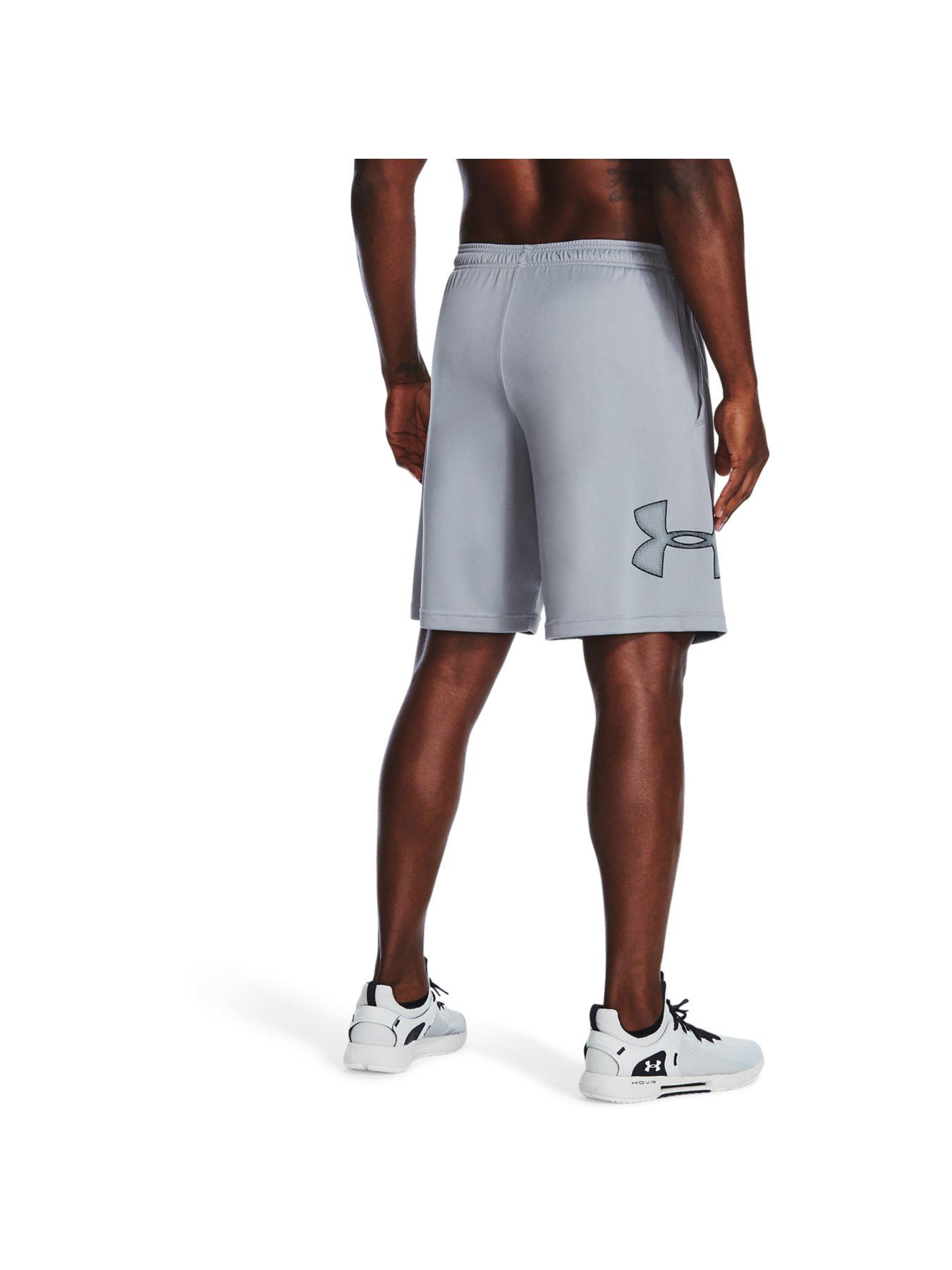 Image 2 of 2 of UNDER ARMOUR Training Tech Graphic Shorts - Steel