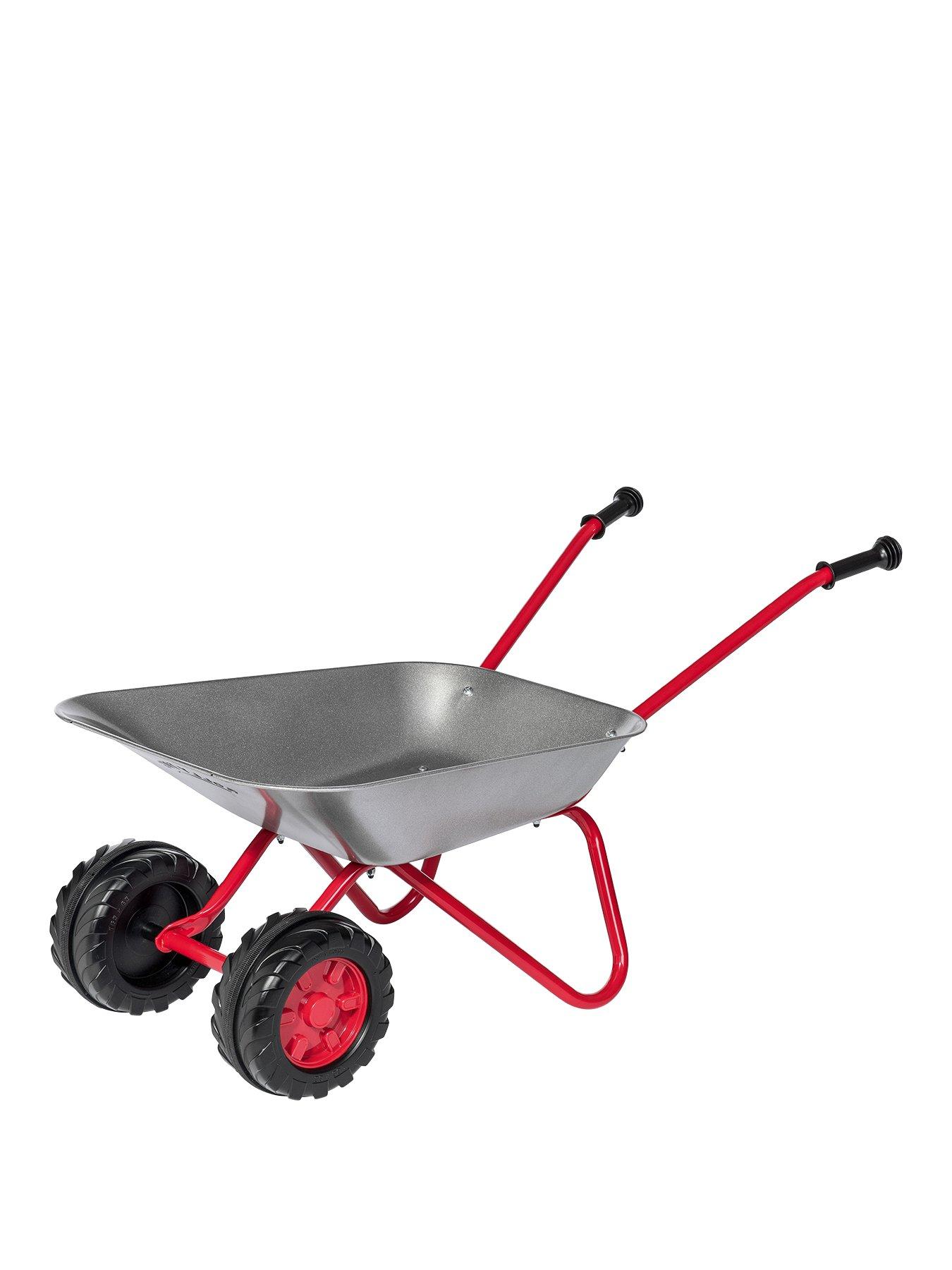 Child s Metal Wheelbarrow With Double Front Wheel