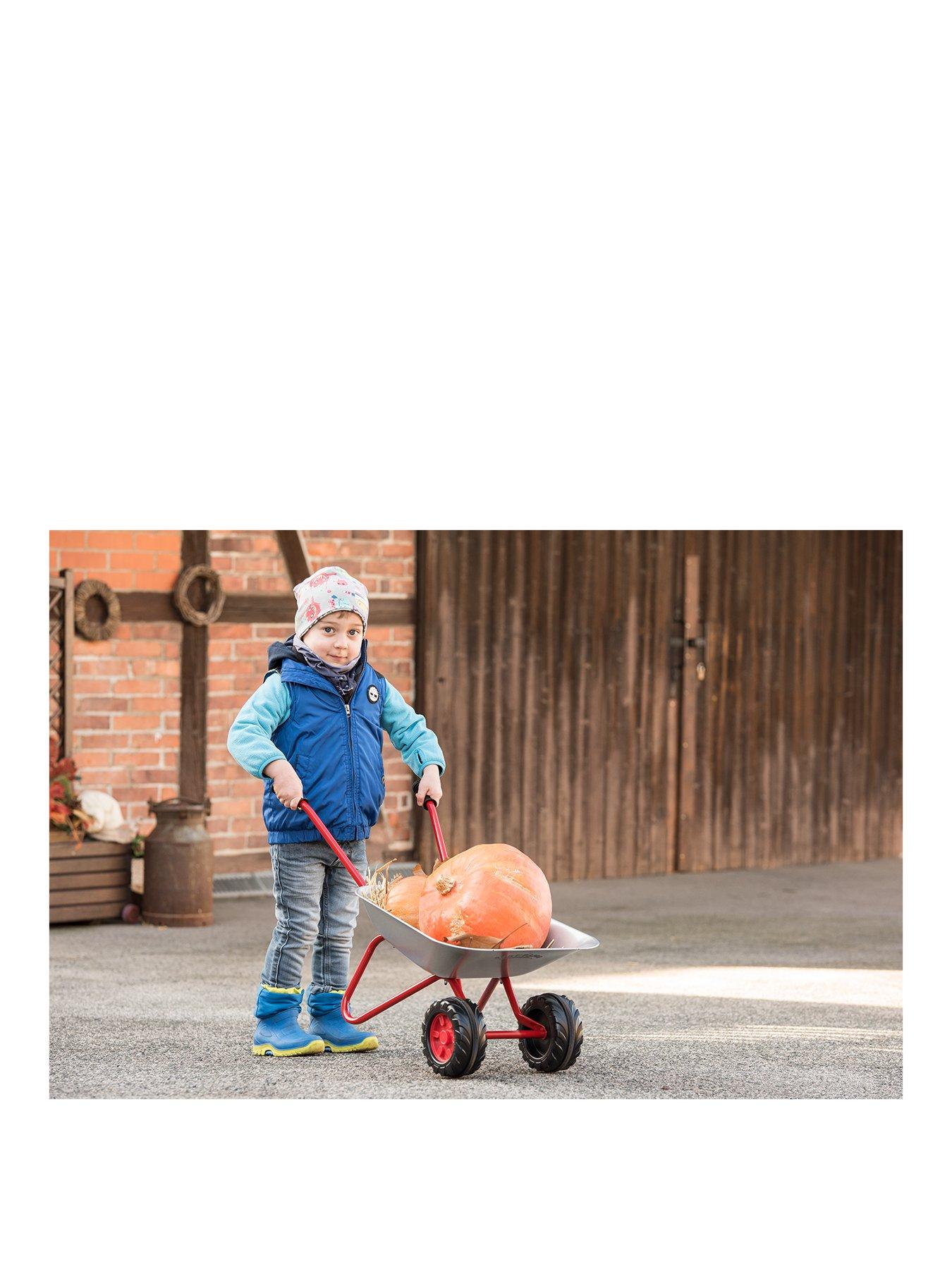 Metal on sale childs wheelbarrow