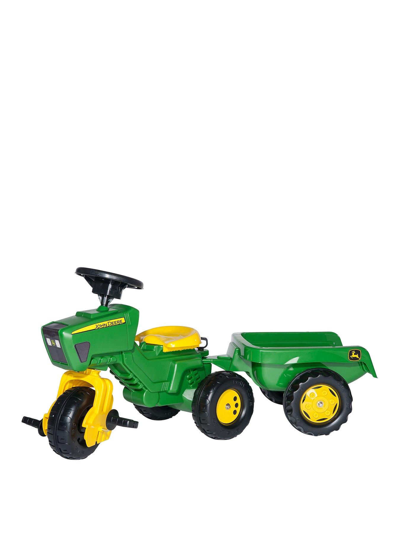 Image 1 of 5 of John Deere John Deere Trio Trac with Electronic Steering Wheel &amp; Trailer
