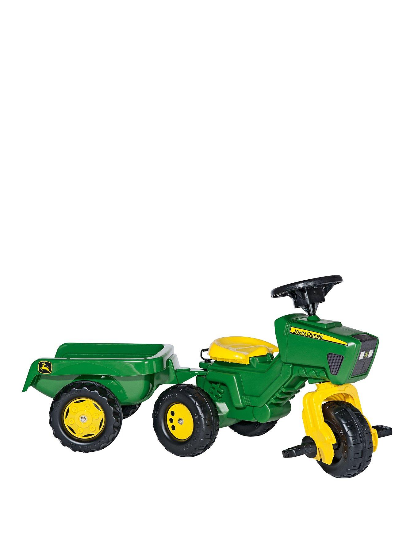 Image 2 of 5 of John Deere John Deere Trio Trac with Electronic Steering Wheel &amp; Trailer