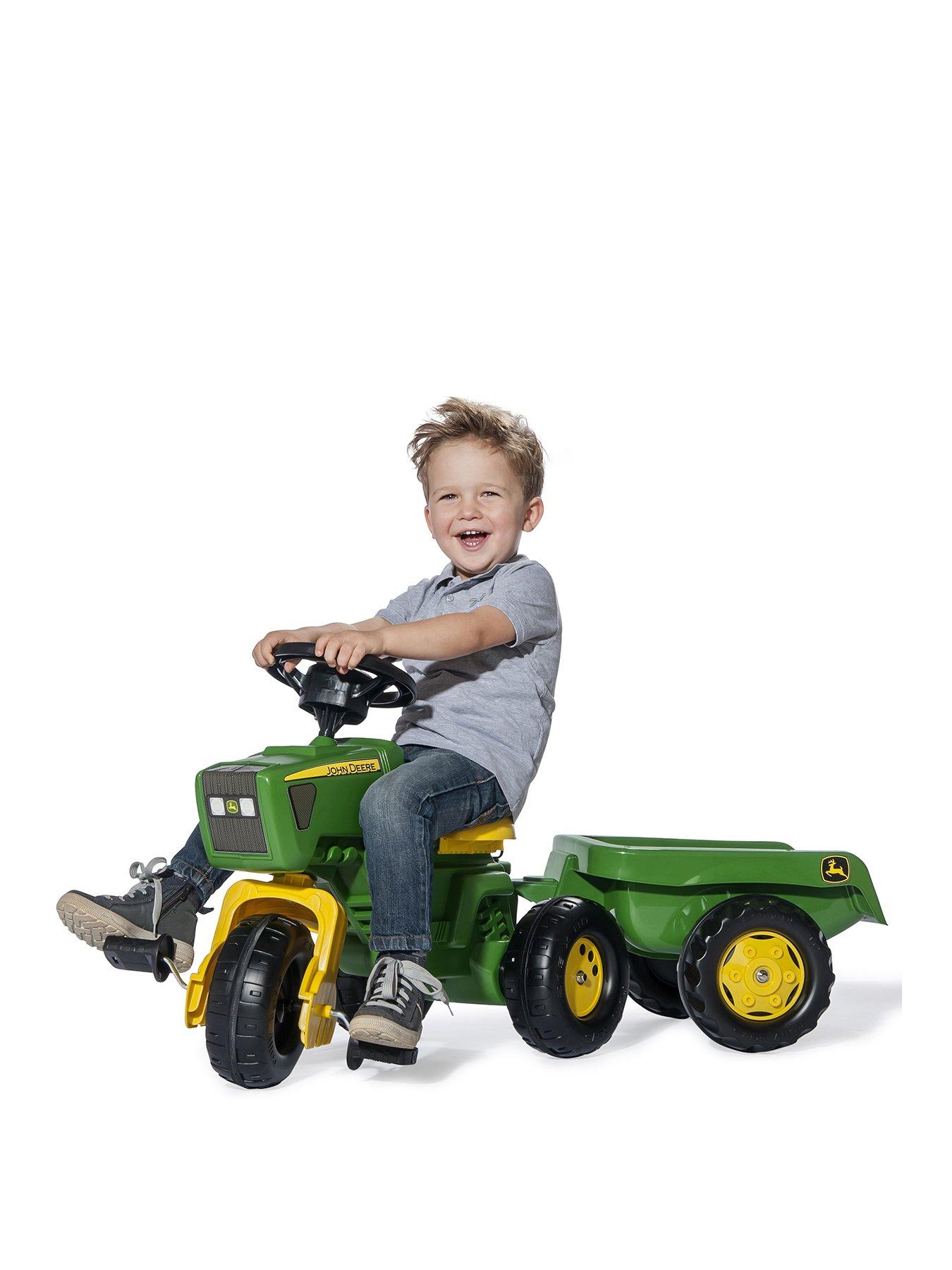 Image 3 of 5 of John Deere John Deere Trio Trac with Electronic Steering Wheel &amp; Trailer