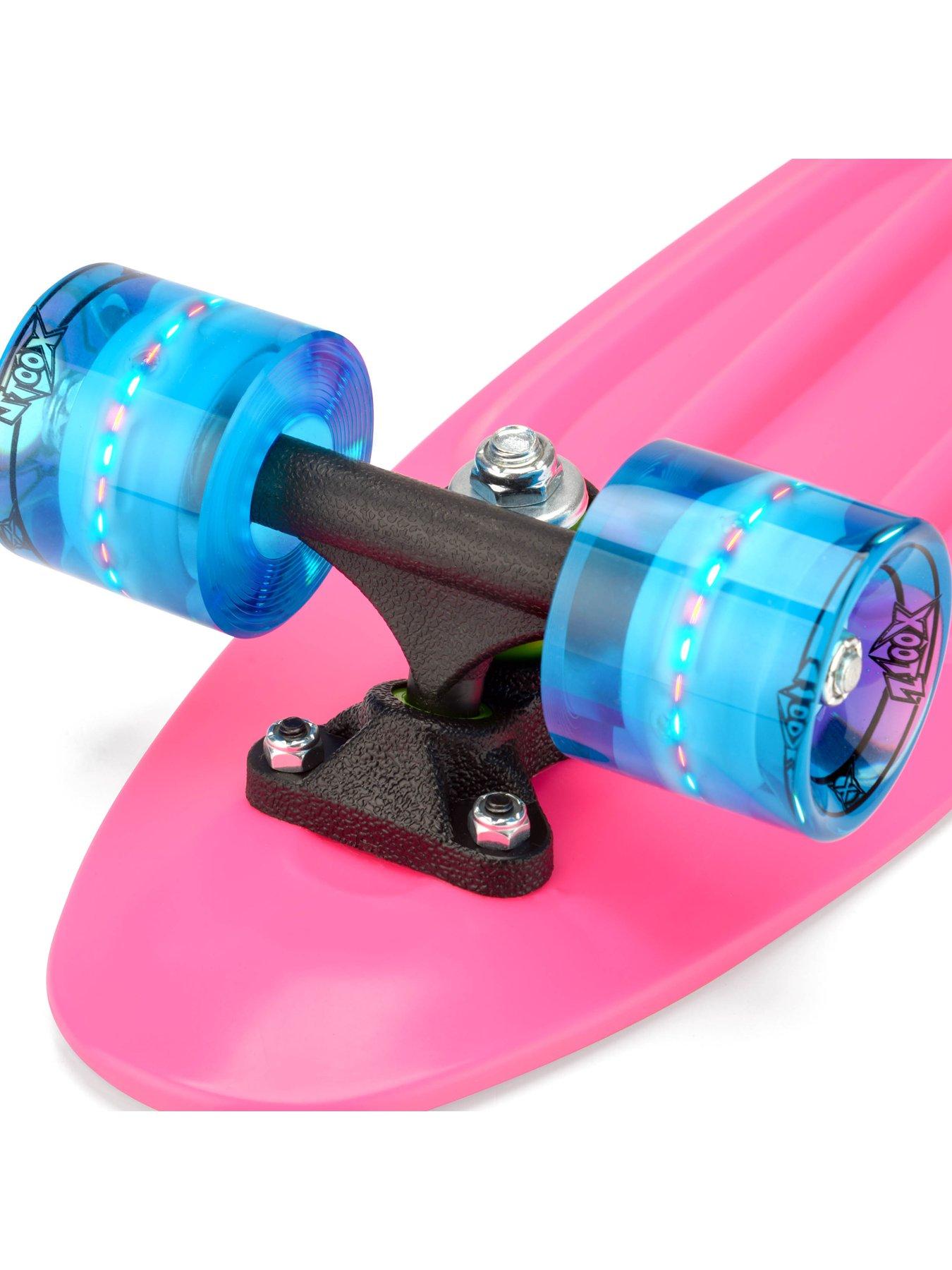 xootz-22-skateboard-with-led-wheels-pinkdetail