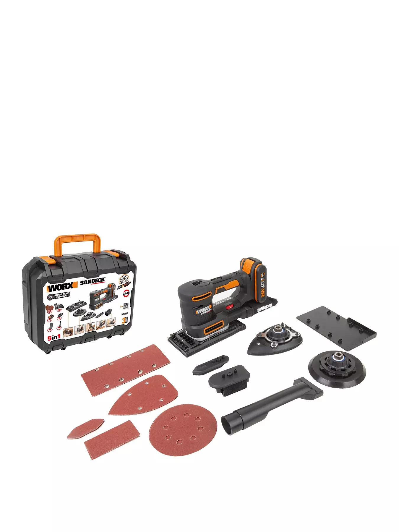 New Worx Sandeck 20V Multi-Sander is a DIY Do-It-All Cordless Sander