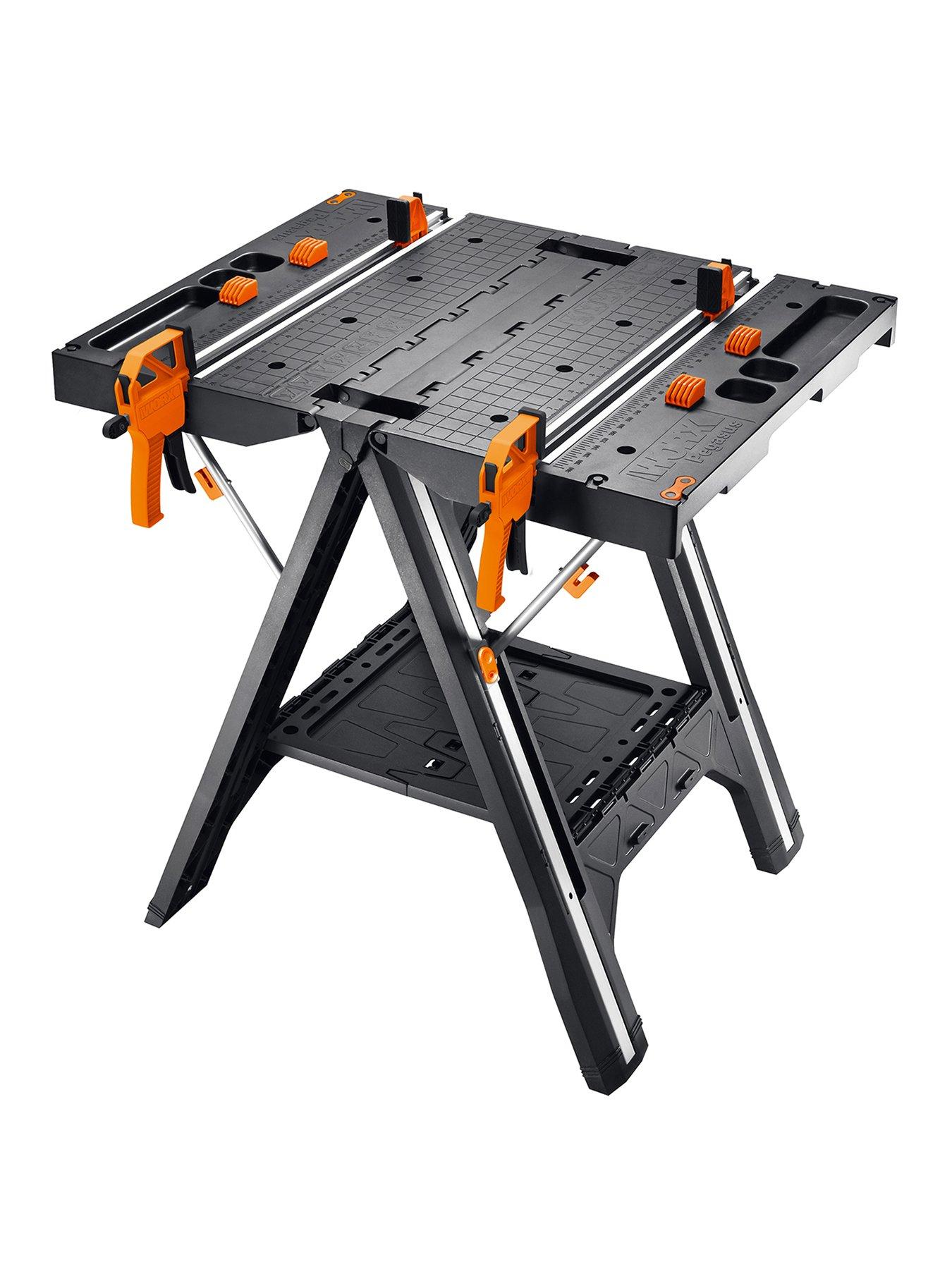 Image 1 of 6 of Worx Pegasus Multifunction Folding Work Table &amp; Saw Horse