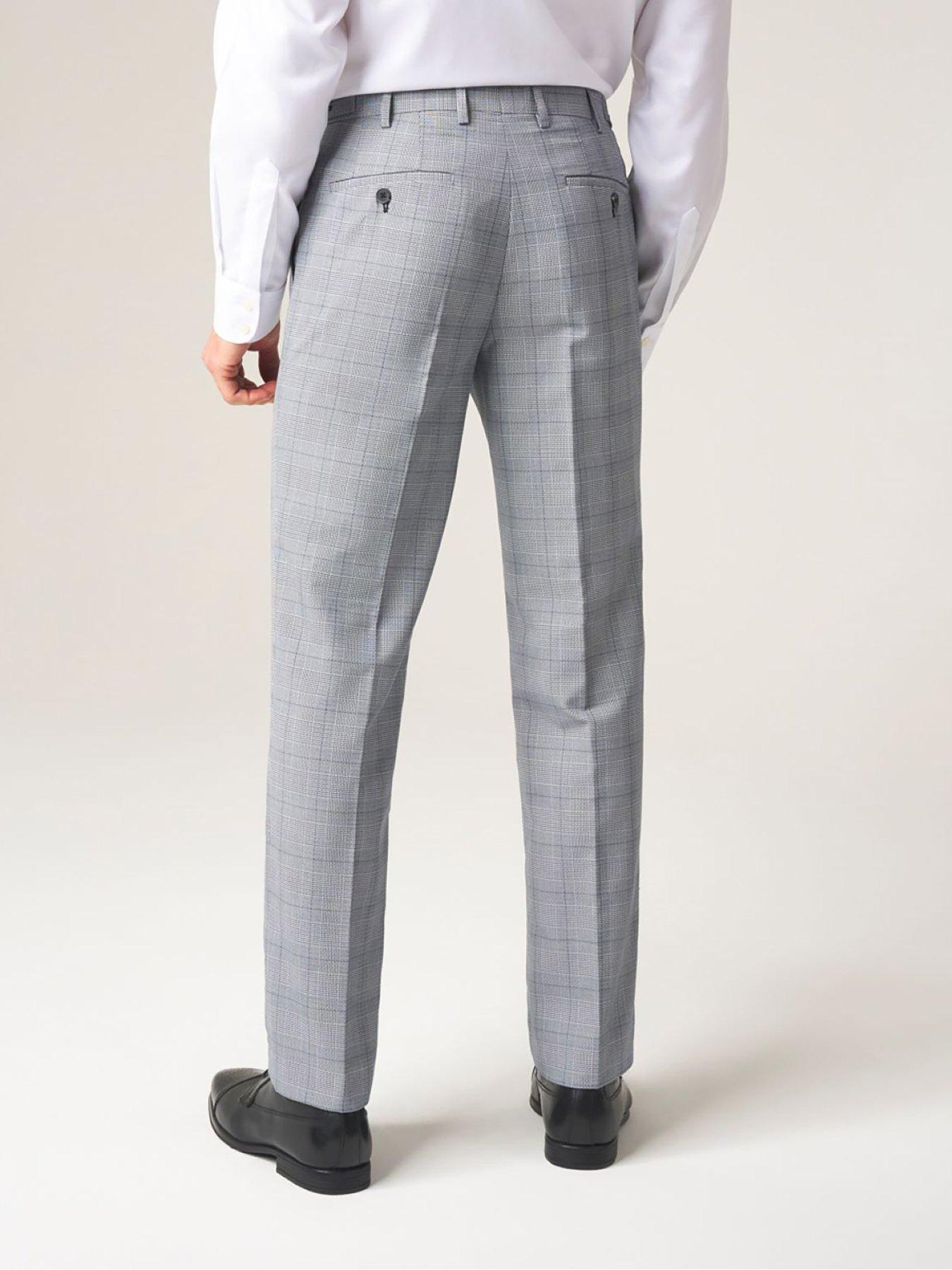 Image 2 of 3 of Skopes Anello Tailored Fit Trousers - Grey Check