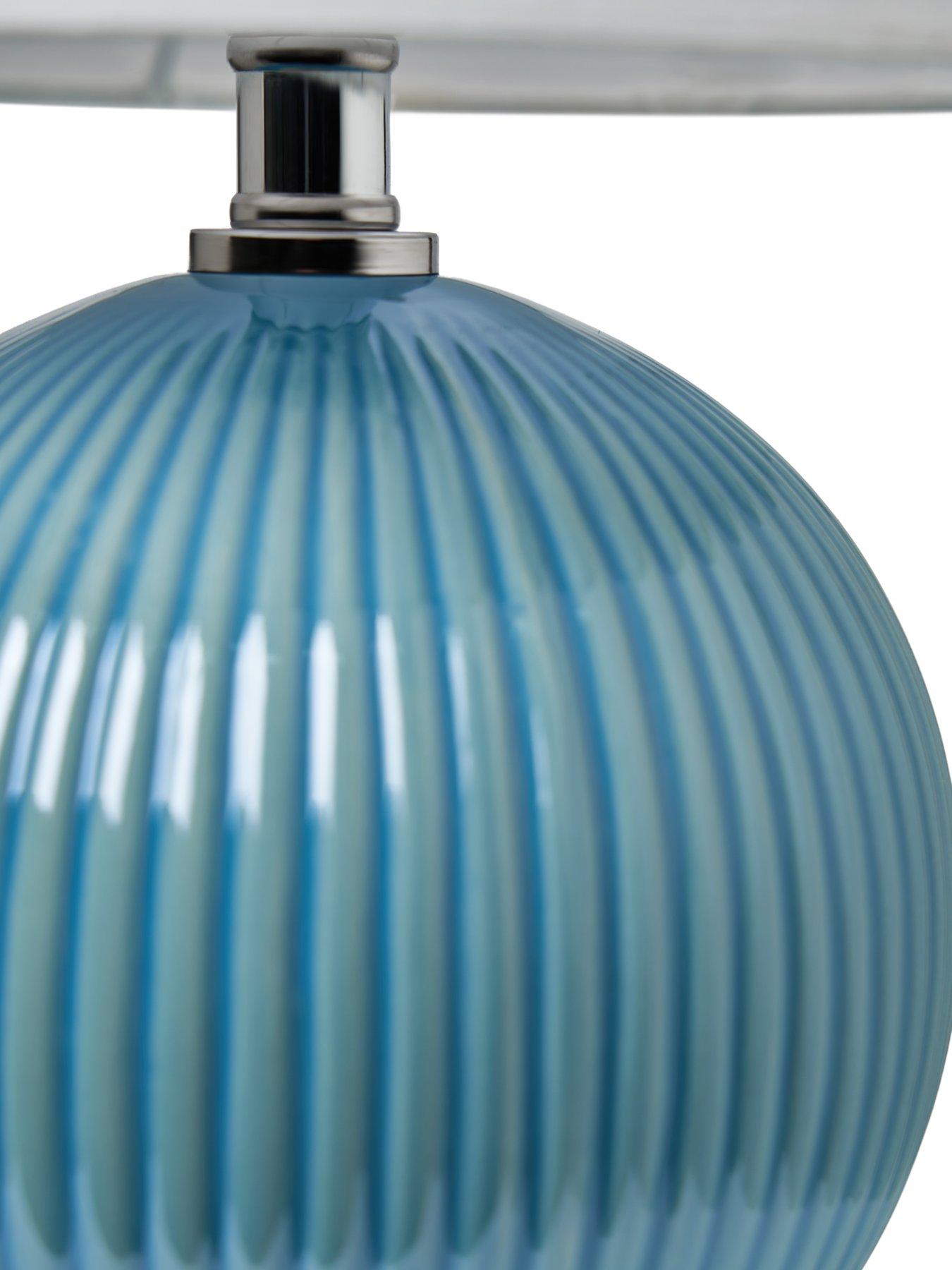 Image 6 of 6 of The Very Collection Tay Iridescent Glaze Table Lamp