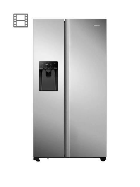 prod1090094451: RS694N4TCF 91cm Wide, Total No Frost, American Style Fridge Freezer - Stainless Steel Look