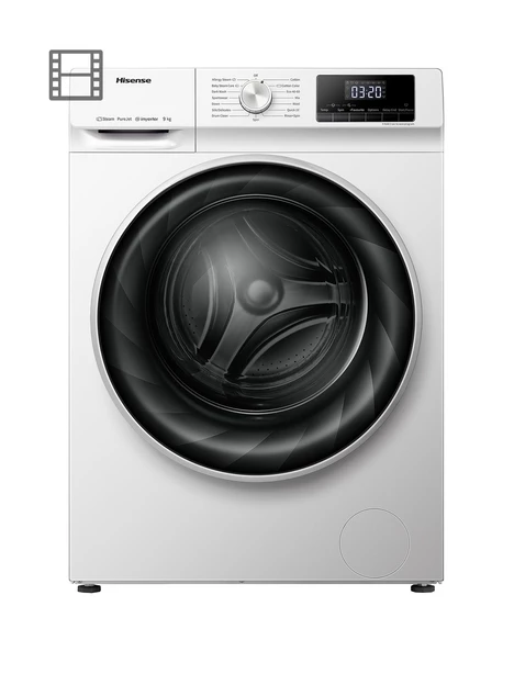 prod1090094449: WFQY9014EVJM 9kg Load, 1400rpm Spin Washing Machine - White