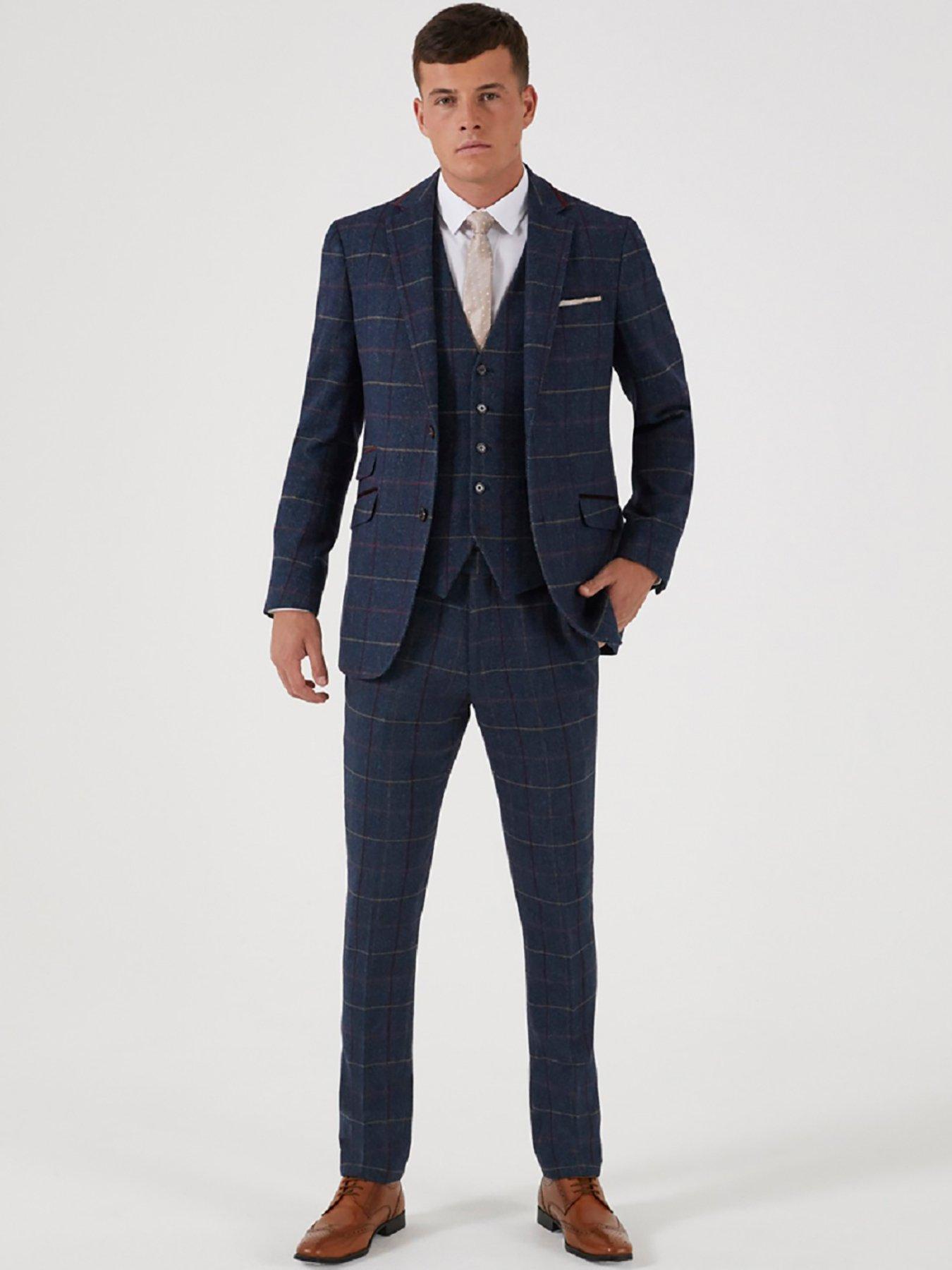 skopes-doyle-check-standard-waistcoat-dark-blueback
