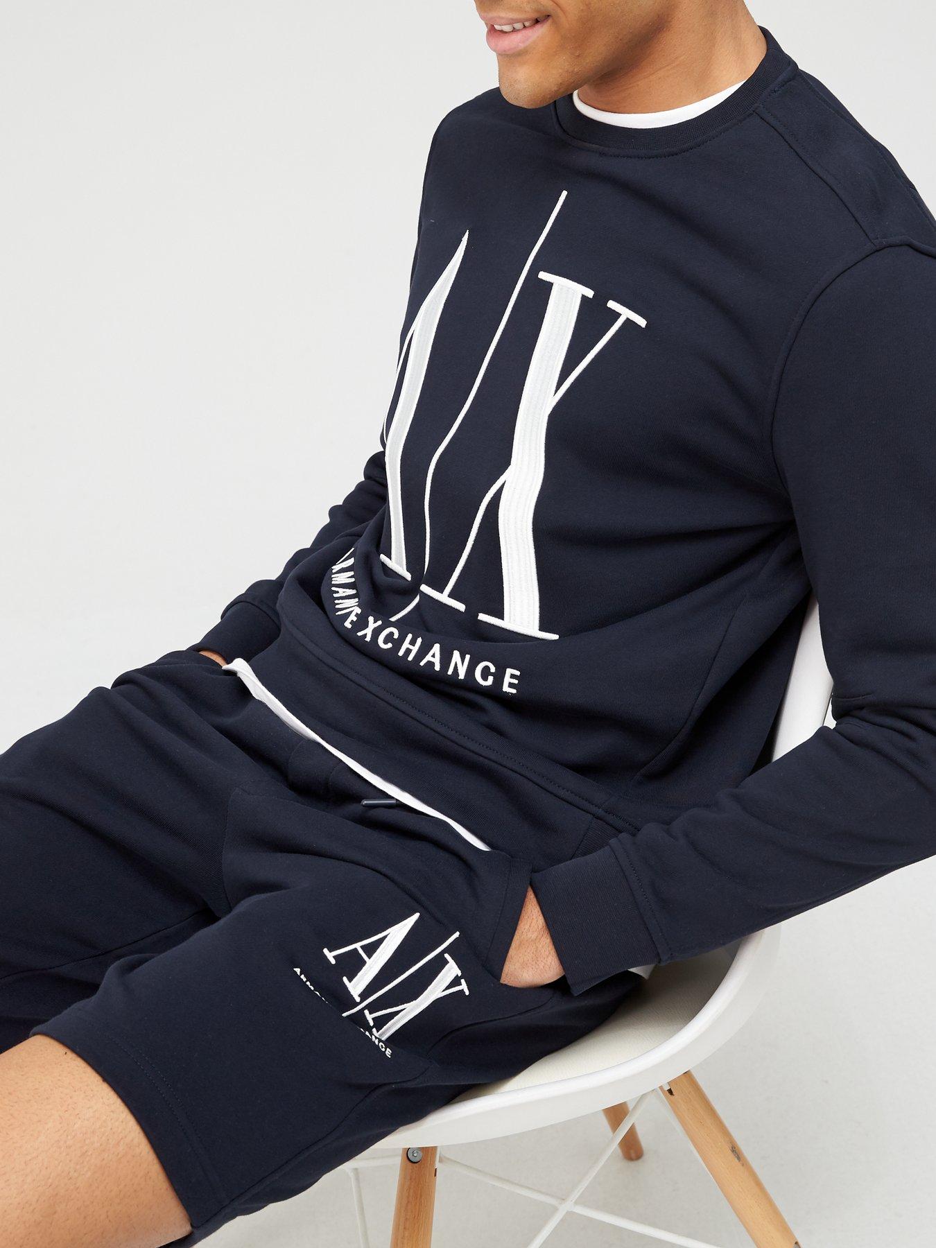 armani-exchange-armani-exchange-embroidered-large-logo-crew-sweat-navyoutfit