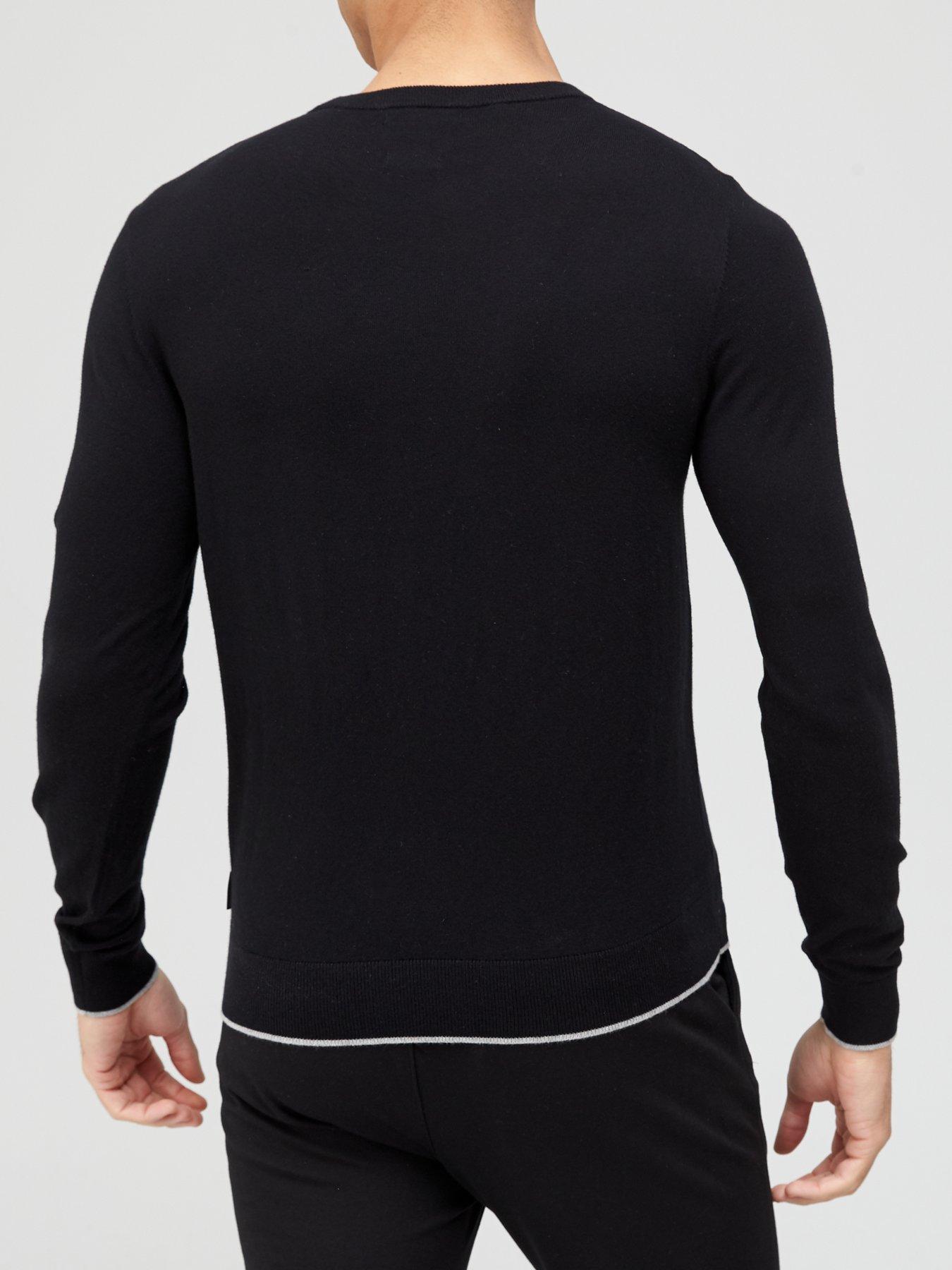 armani-exchange-classic-knitted-jumper-blackstillFront