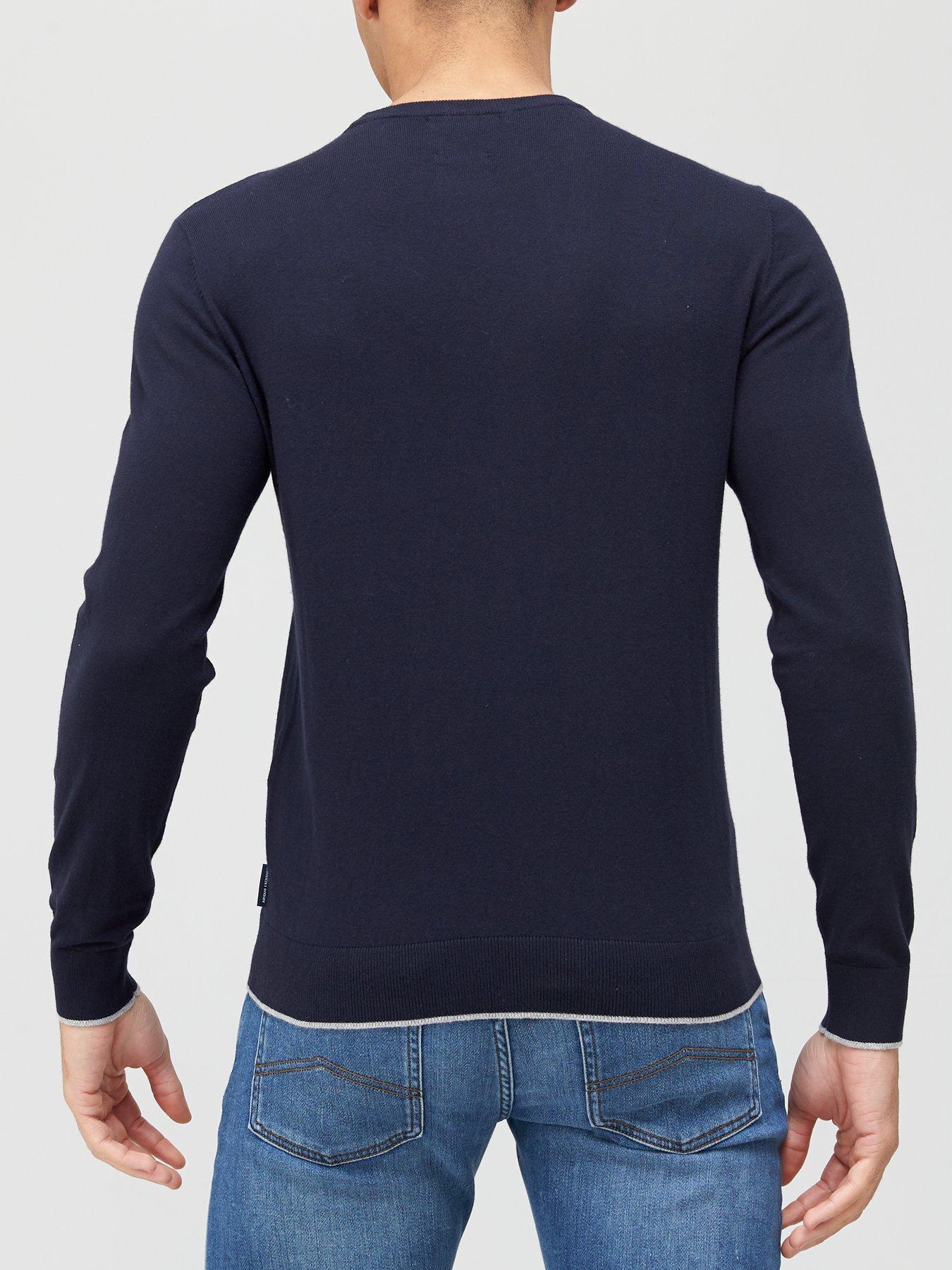 armani-exchange-classic-knitted-jumper-navystillFront