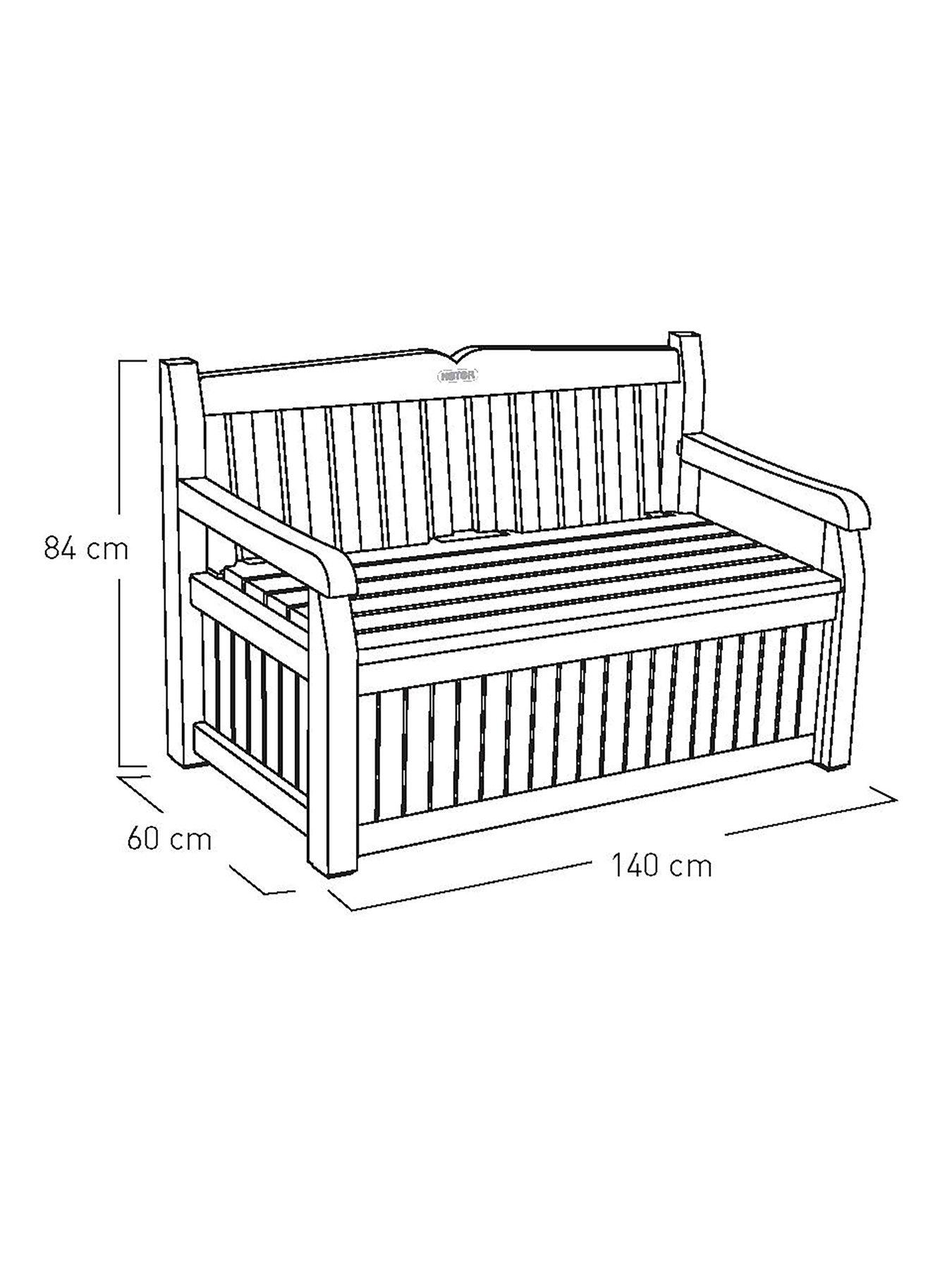 Image 5 of 7 of Keter Eden Storage Bench