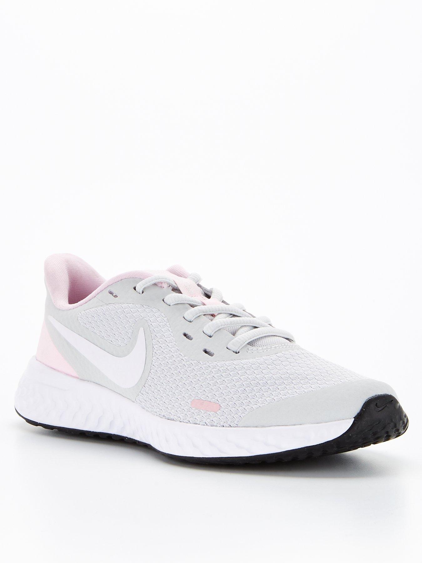 Nike Revolution 5 - Grey/Pink | Very 