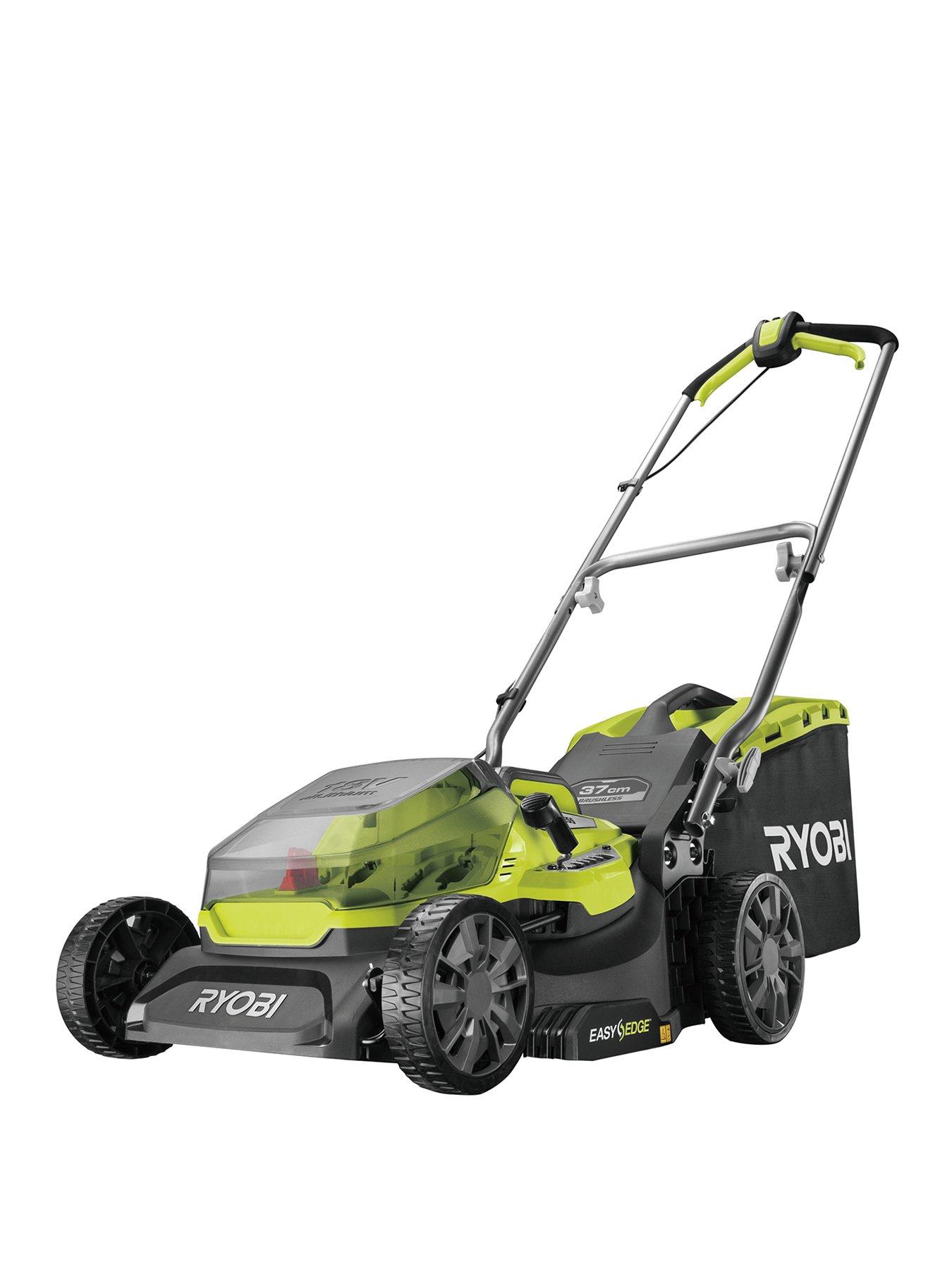 RYOBI RY18LMX37A 0 18V ONE 37cm Cordless Brushless Lawn Mower Battery Charger not Included Very Ireland